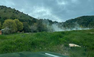Camping near Eight Mile Guard Station: Maple Grove Hot Springs, Preston, Utah
