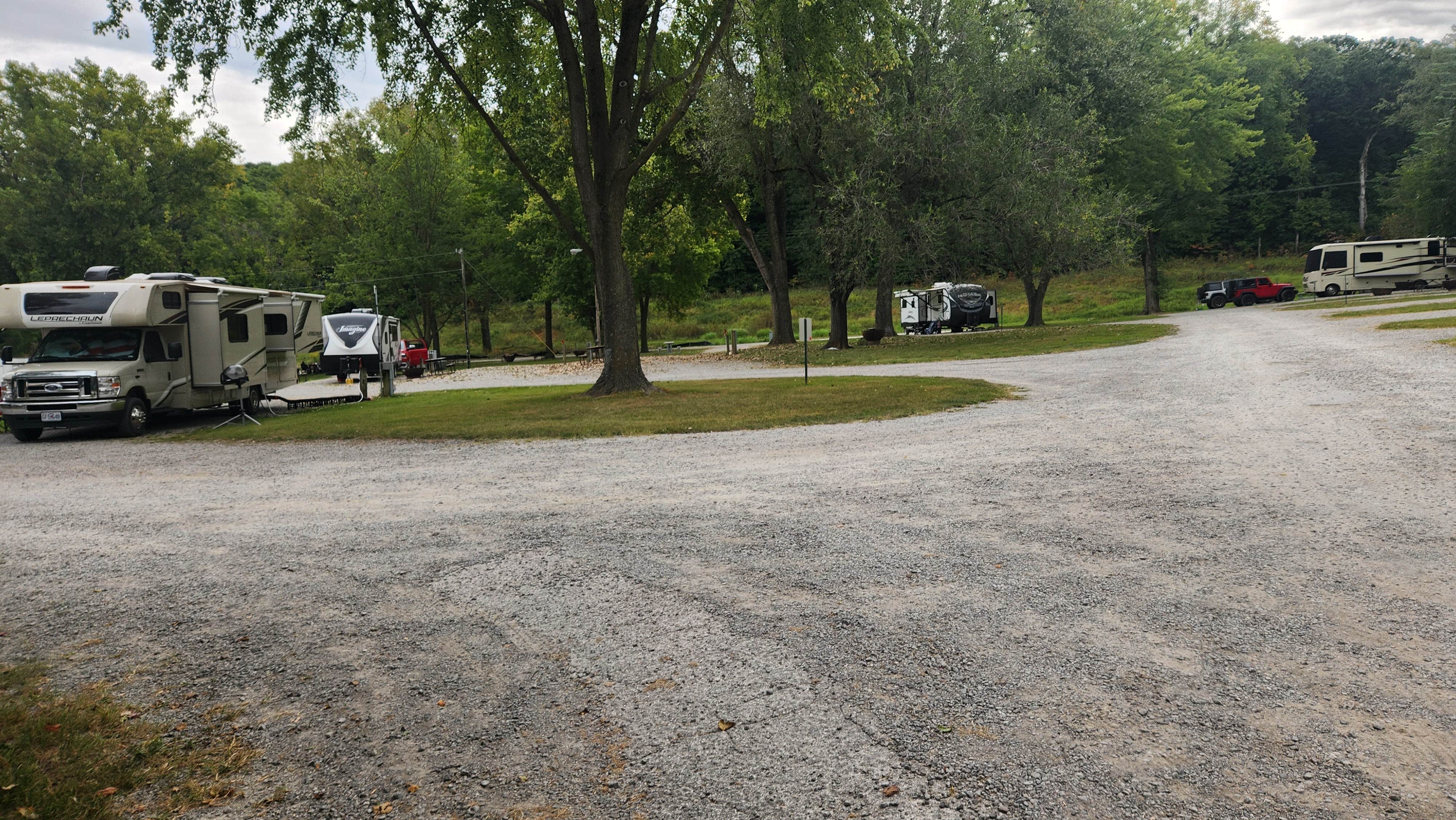 Jennifer B.'s photo of rv camping at Mark Twain Cave & Campground near Augusta, IL