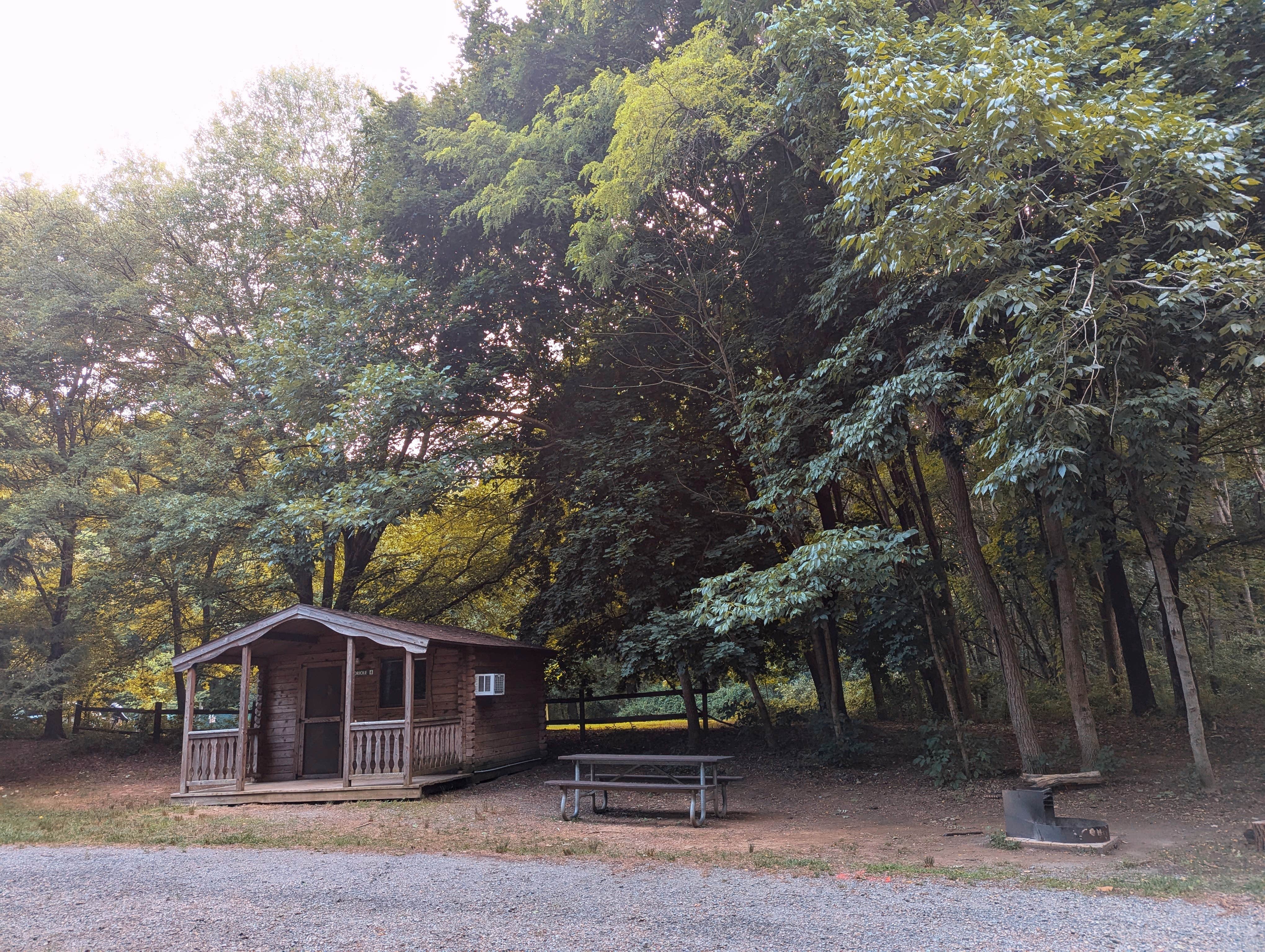 Vanessa S.'s photo of glamping accommodations at Susquehanna State Park Campground near Stewartstown, PA
