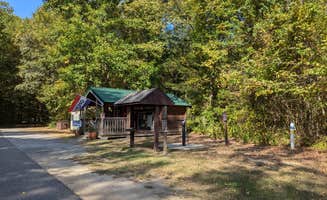 Vanessa S.'s photo of glamping accommodations at Tuckahoe State Park Campground near Smyrna, DE