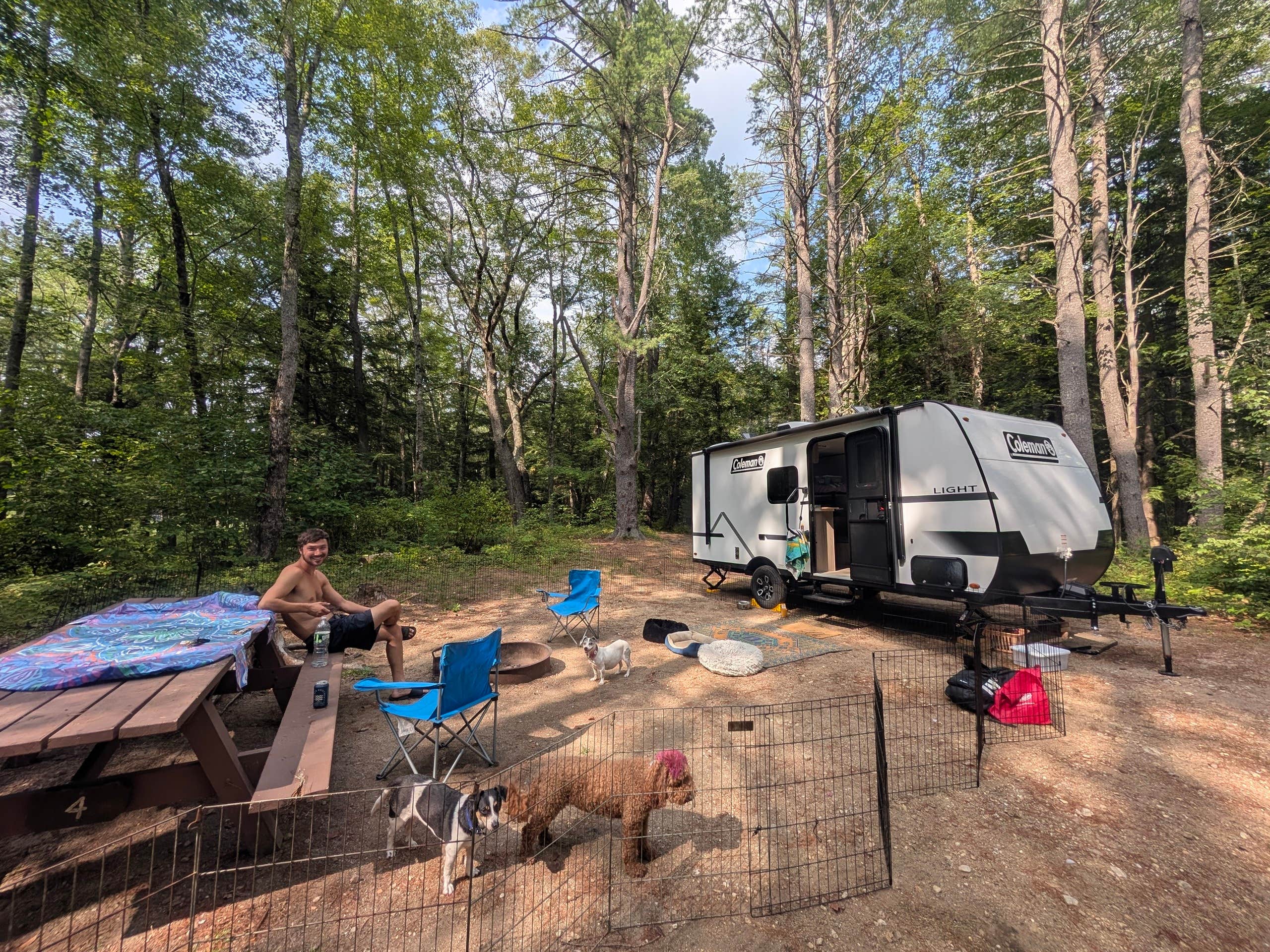 Rachael K.'s photo of rv camping at Lake Dennison Recreation Area Campground near Keene, NH