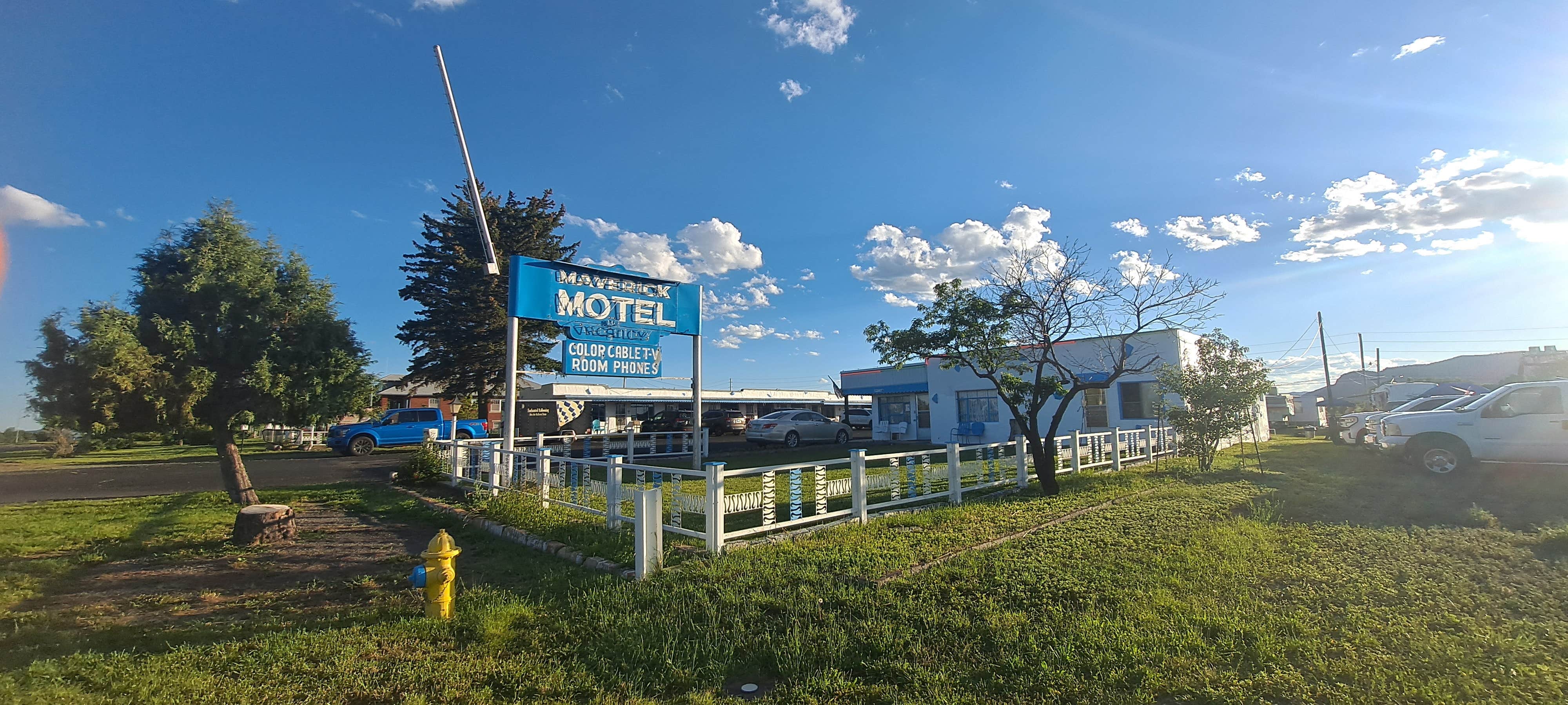 Camper submitted image from Maverick Motel Campground - 1