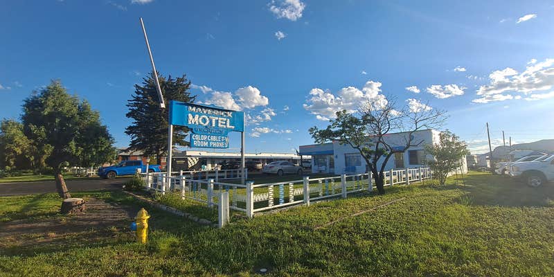 Camper submitted image from Maverick Motel Campground