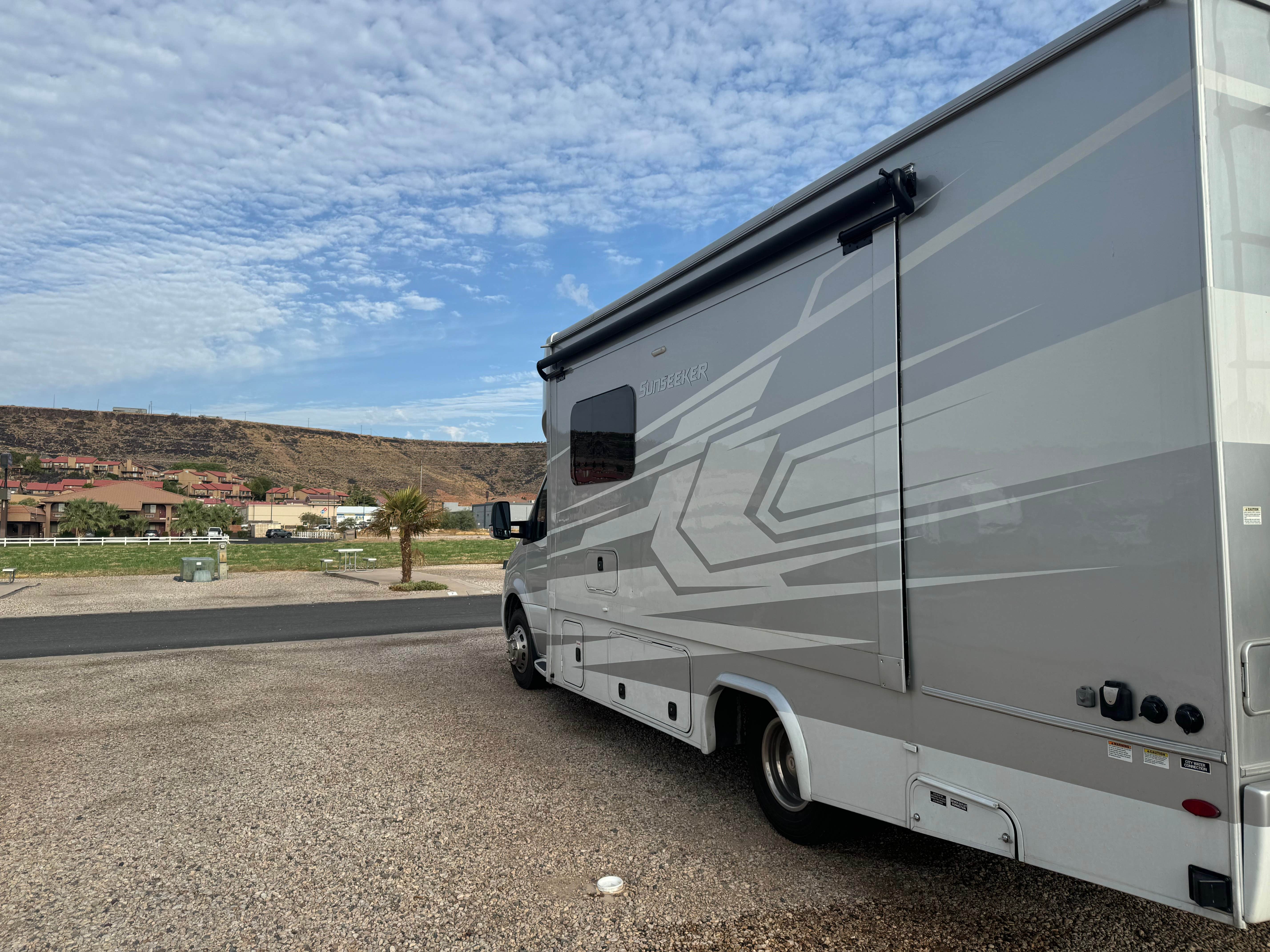 Barb N.'s photo of rv camping at McArthur's Temple View RV Resort near Ivins, UT