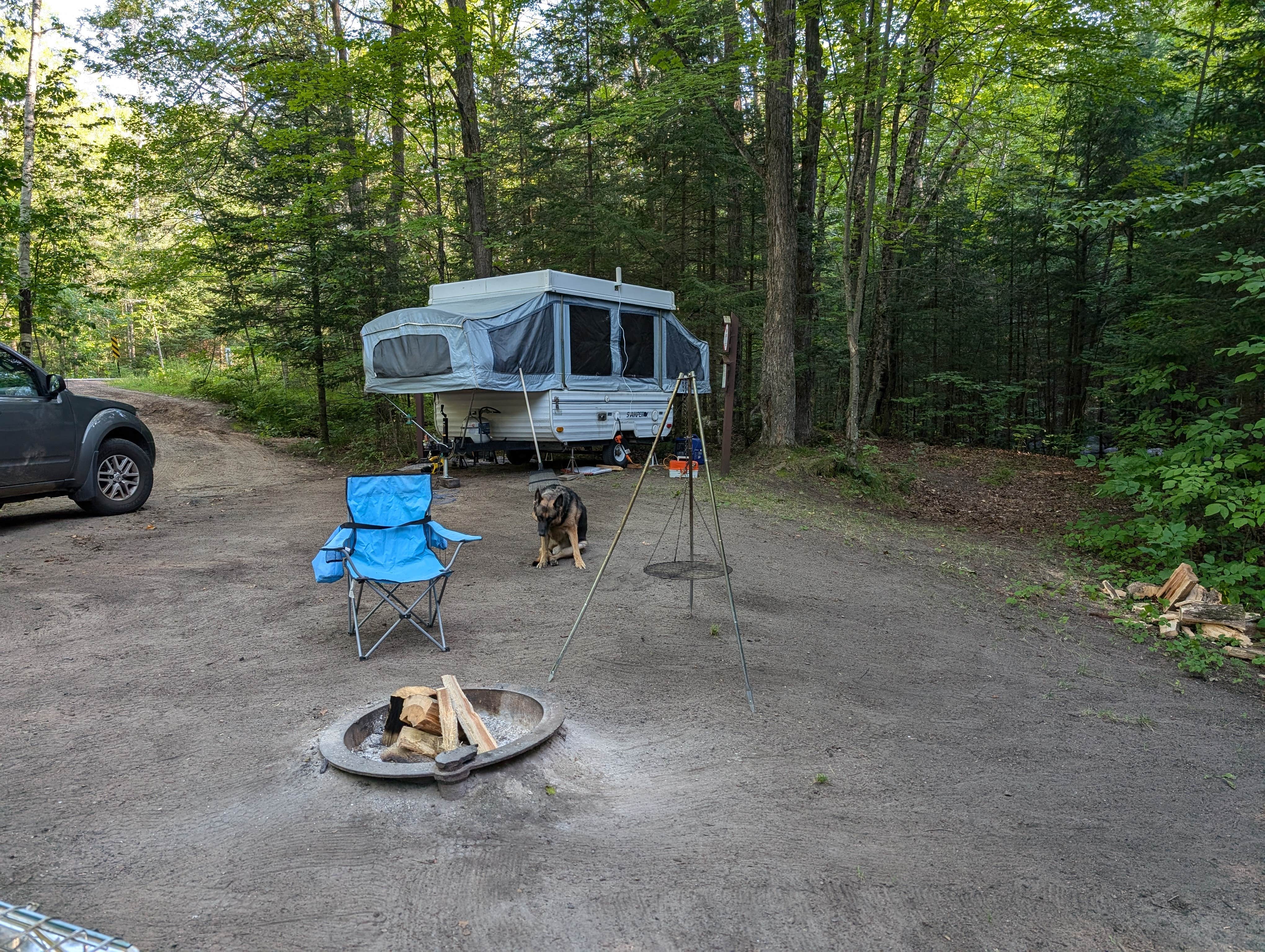 Camping near Heavens Up North Family Campground: McCaslin Brook Dispersed site, Lakewood, Wisconsin