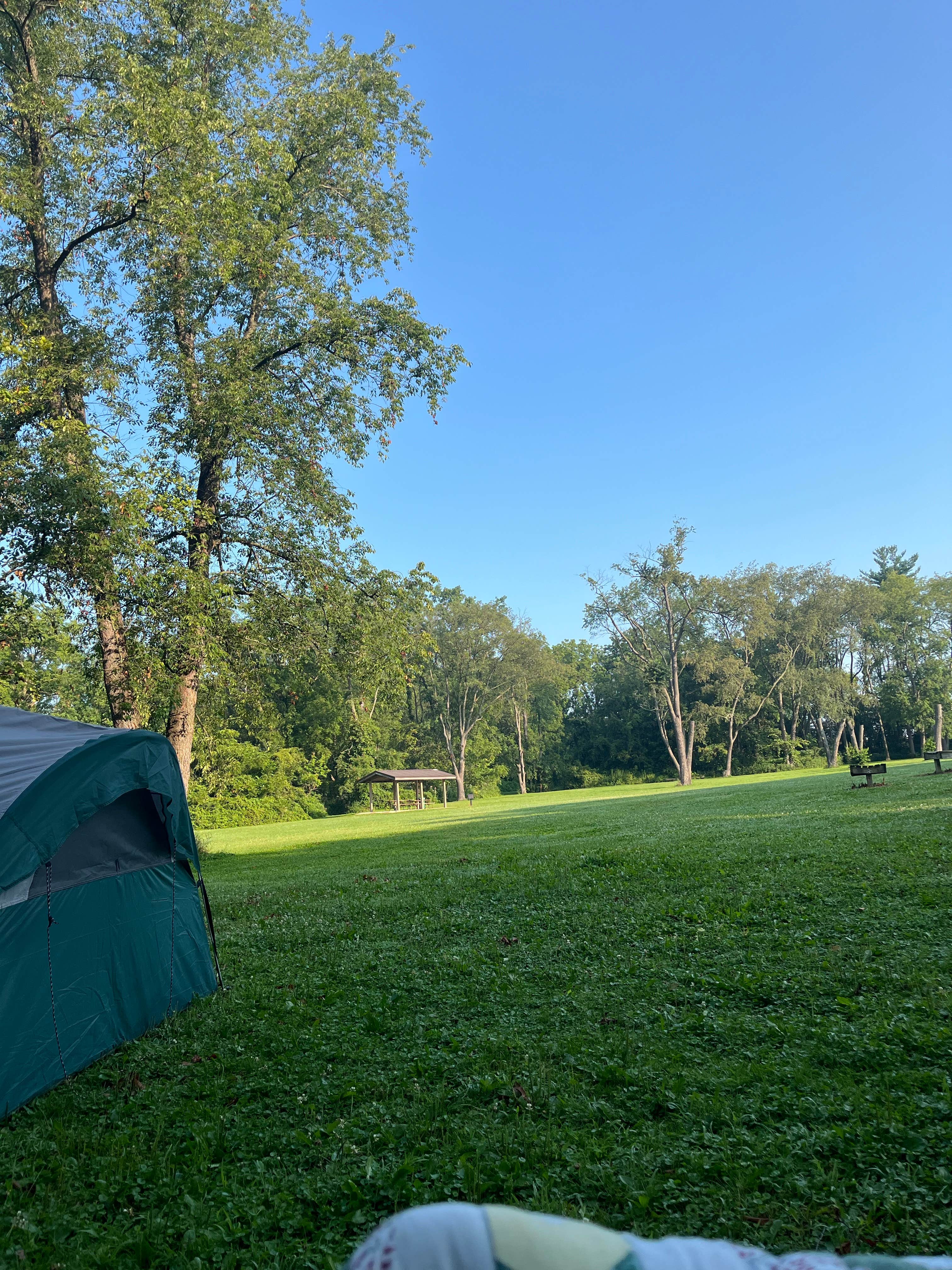 Darshon J.'s photo of tent camping at MacQueen Forest Preserve near Rockford, IL