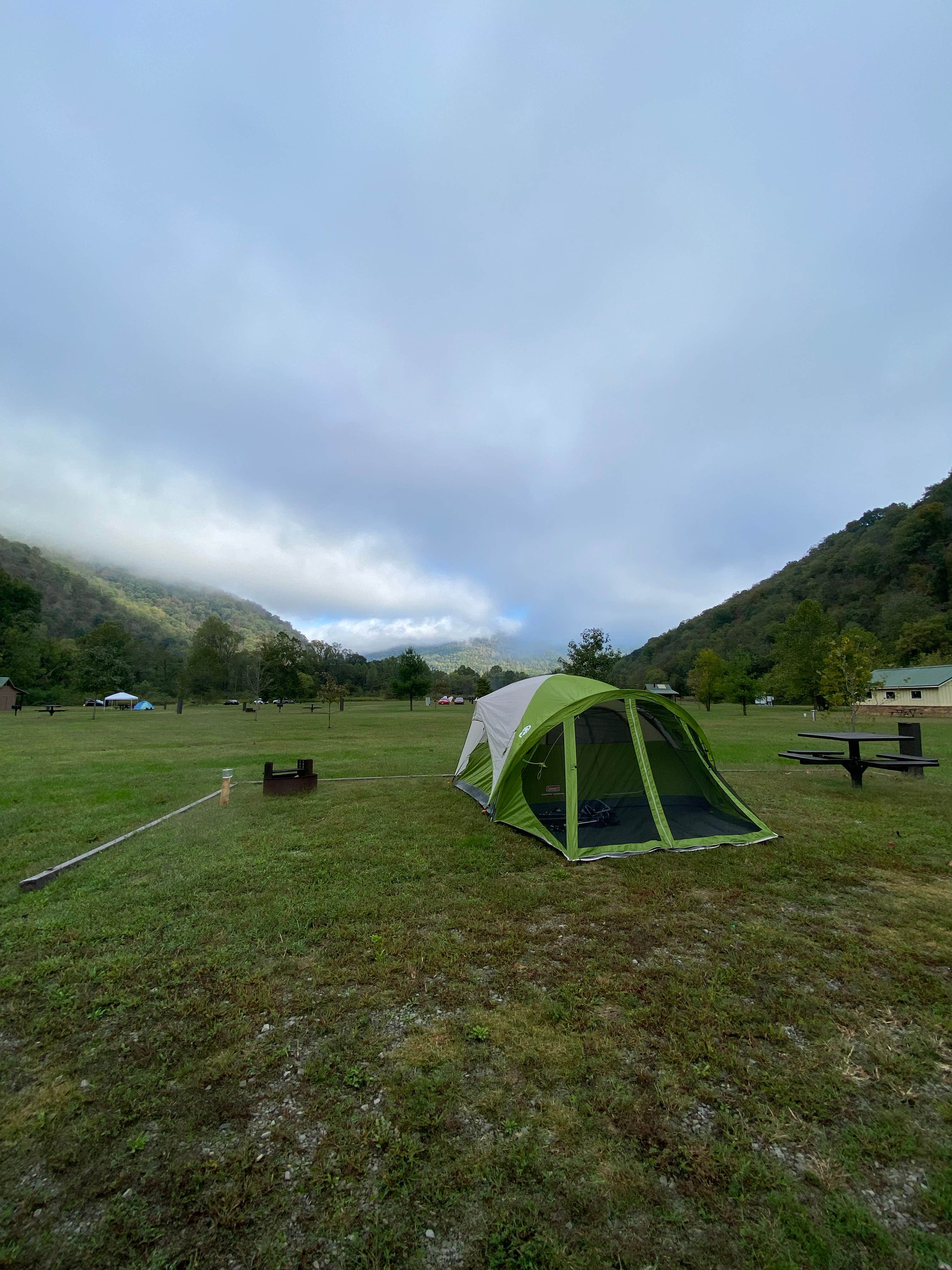Casey L.'s photo of tent camping at Meadow Creek Campground — New River Gorge National Park and Preserve near Oak Hill, WV