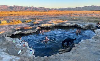 Tam E.'s photo of camping with pets at Meadow Hot Springs near Cove, UT