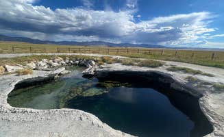 Julie K.'s photo of a dispersed camping area at Meadow Hot Springs near Meadow, UT