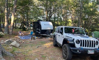 Daniel J.'s photo of camping with pets at Meadowbrook Camping near Brunswick, ME