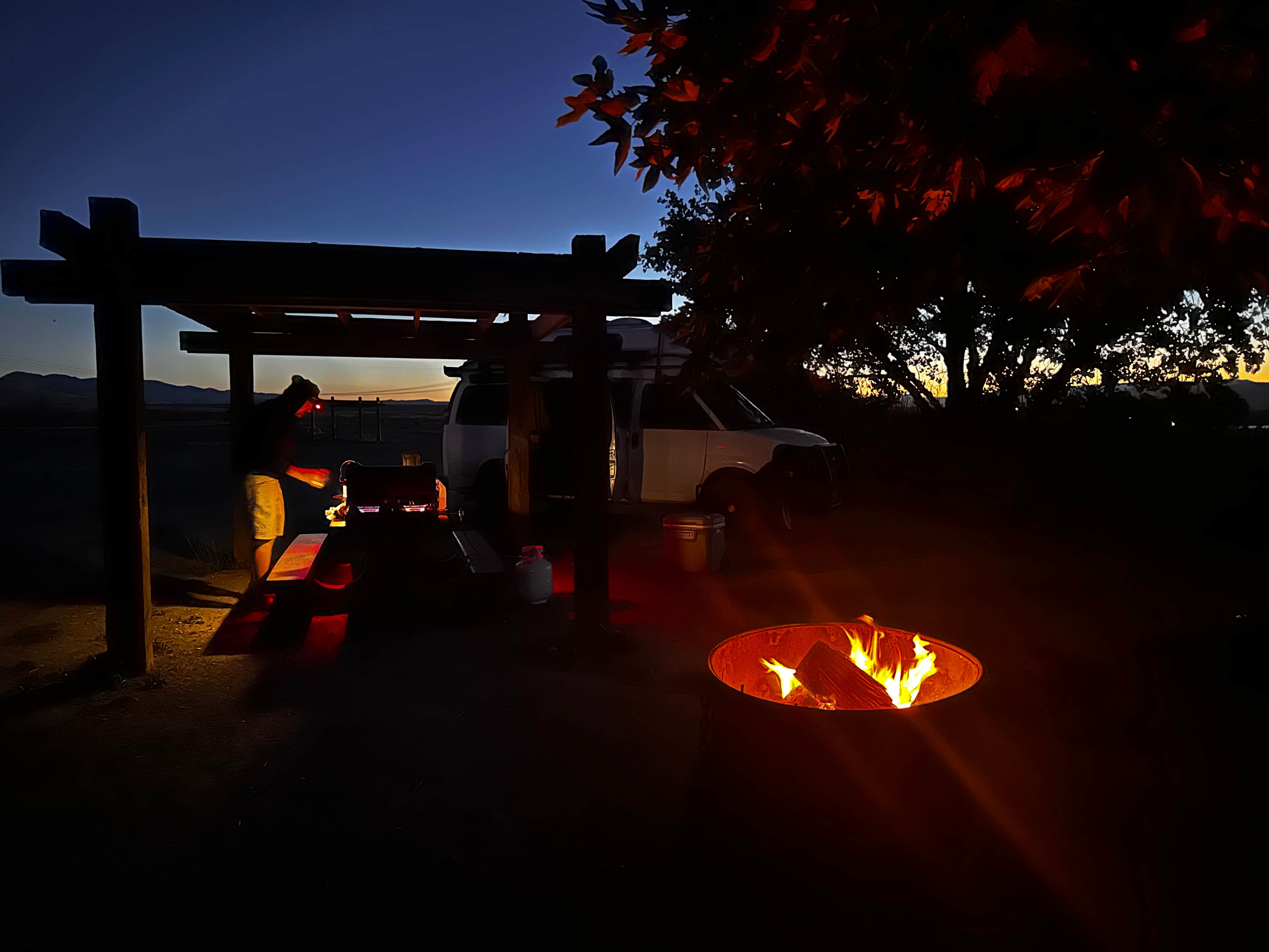 Camper-submitted photo at Medeiros Primitive Campsites — San Luis Reservoir State Recreation Area near Gustine, CA