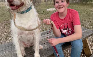 Neil T.'s photo of camping with pets at Memmie’s Farm near Von Ormy, TX