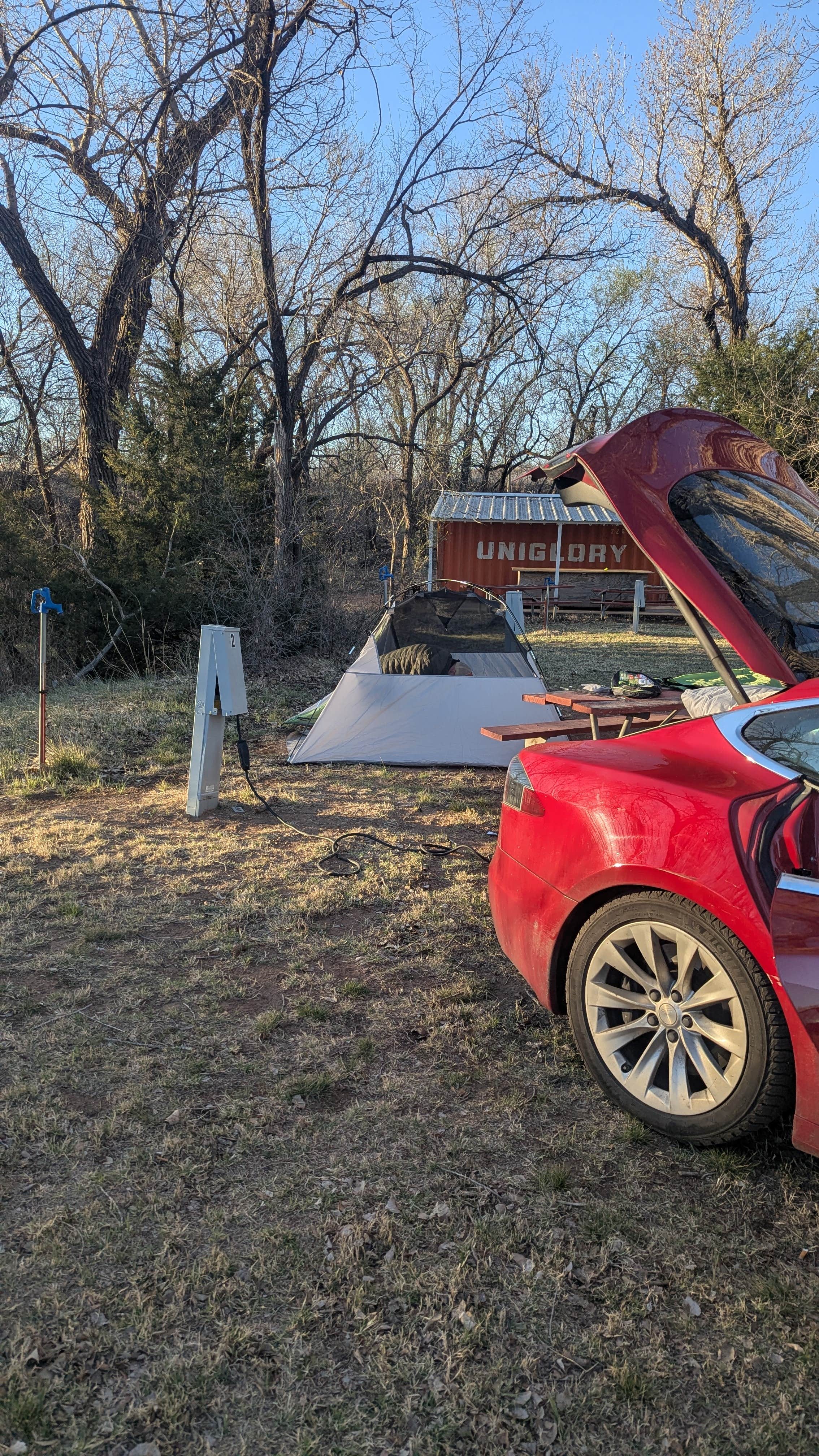 Camper-submitted photo at Memphis City Park near McClellan Creek National Grassland