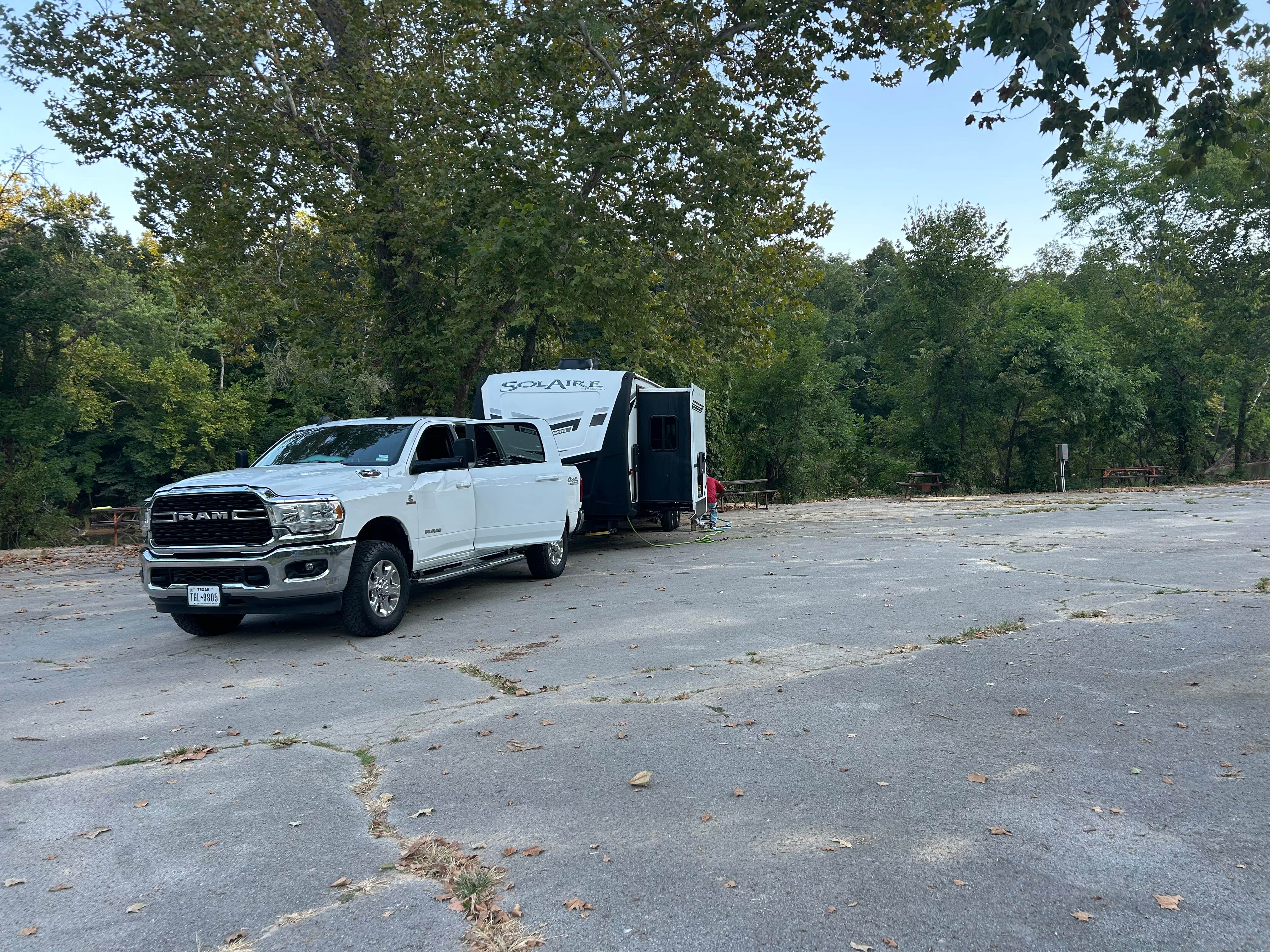 Camper-submitted photo at Meramec Caverns Natural Campground near Sullivan, MO