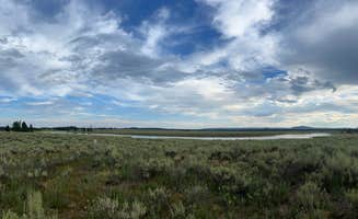 Paige P.'s photo of a dispersed camping area at Mesa Falls Scenic Byway Dispersed Campsite near Dubois, ID