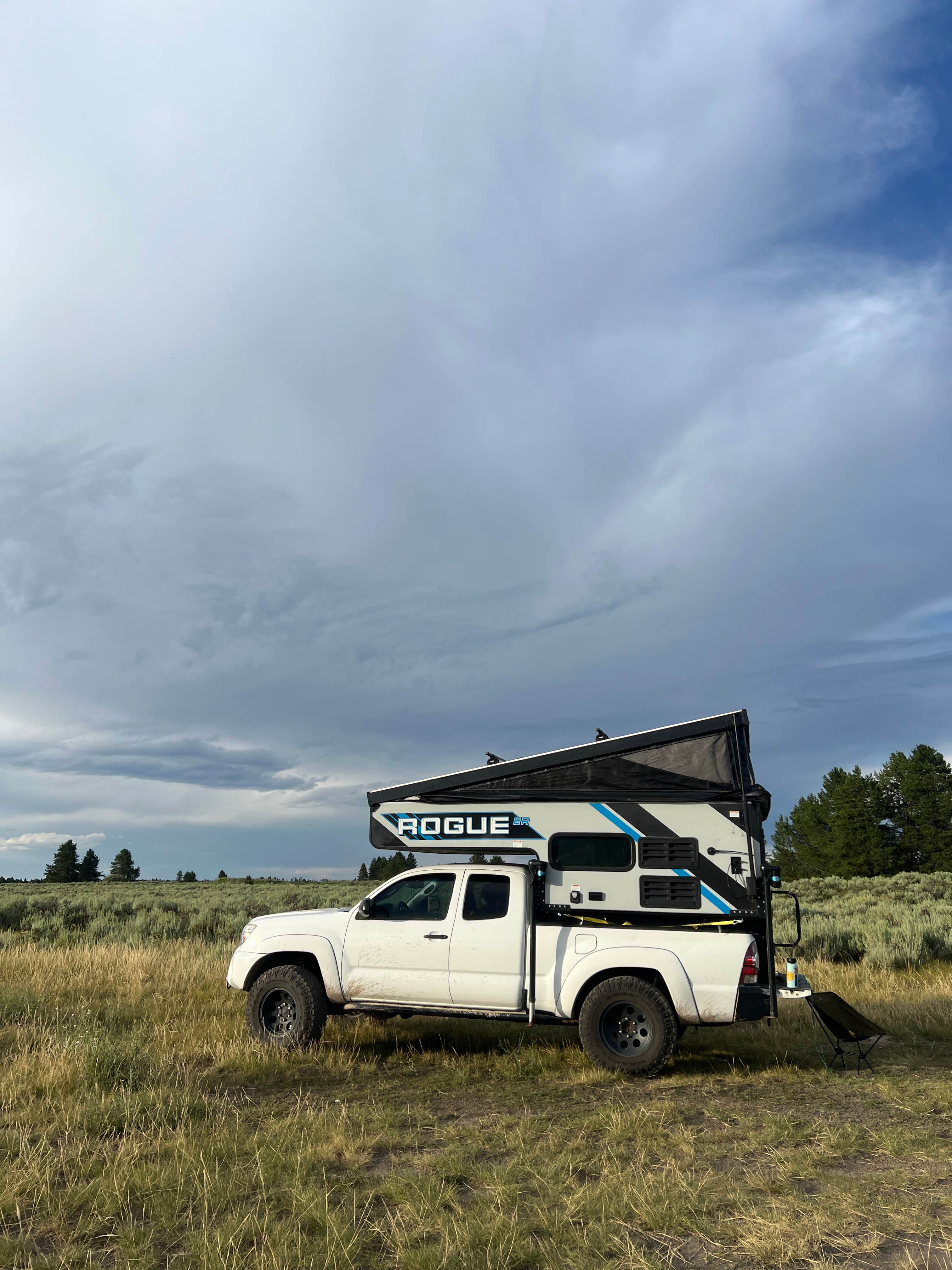 Camper-submitted photo at Mesa Falls Scenic Byway Dispersed Campsite near Dubois, ID