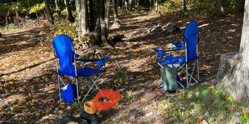Camper submitted image from Teaberry Parking Area Campsites — Michaux State Forest