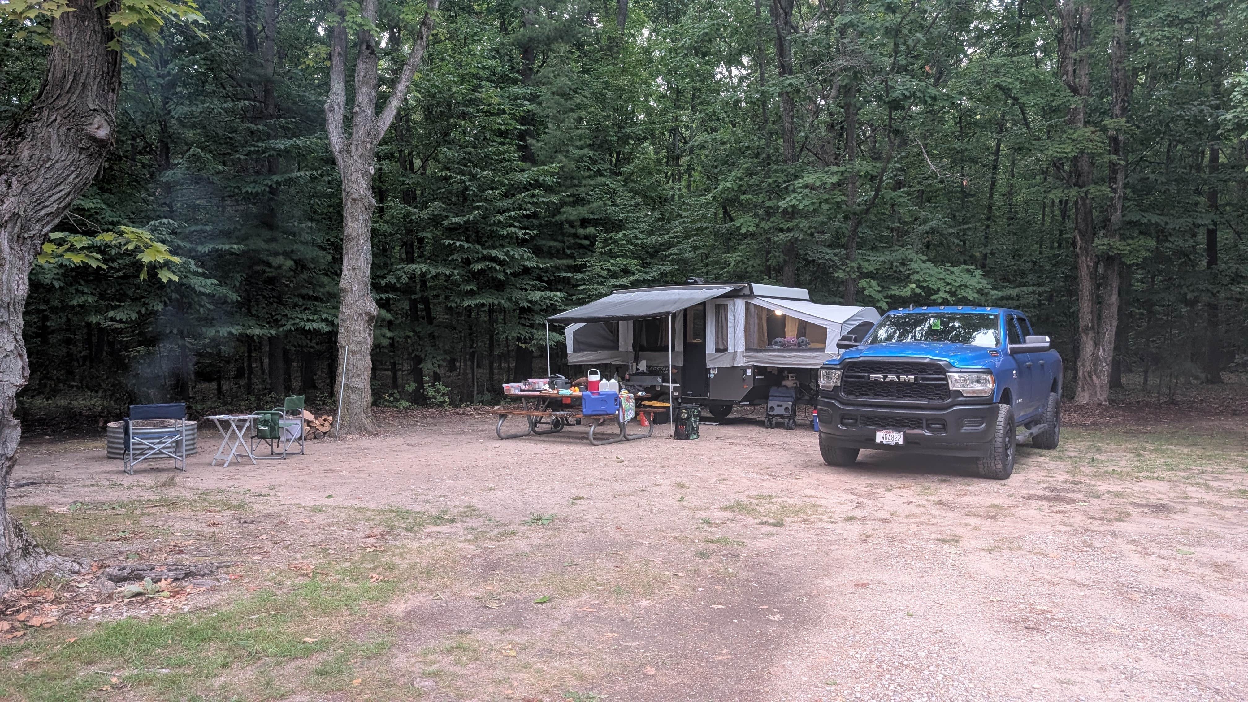 Camper-submitted photo at Barnes County Park Campground near Northport, MI