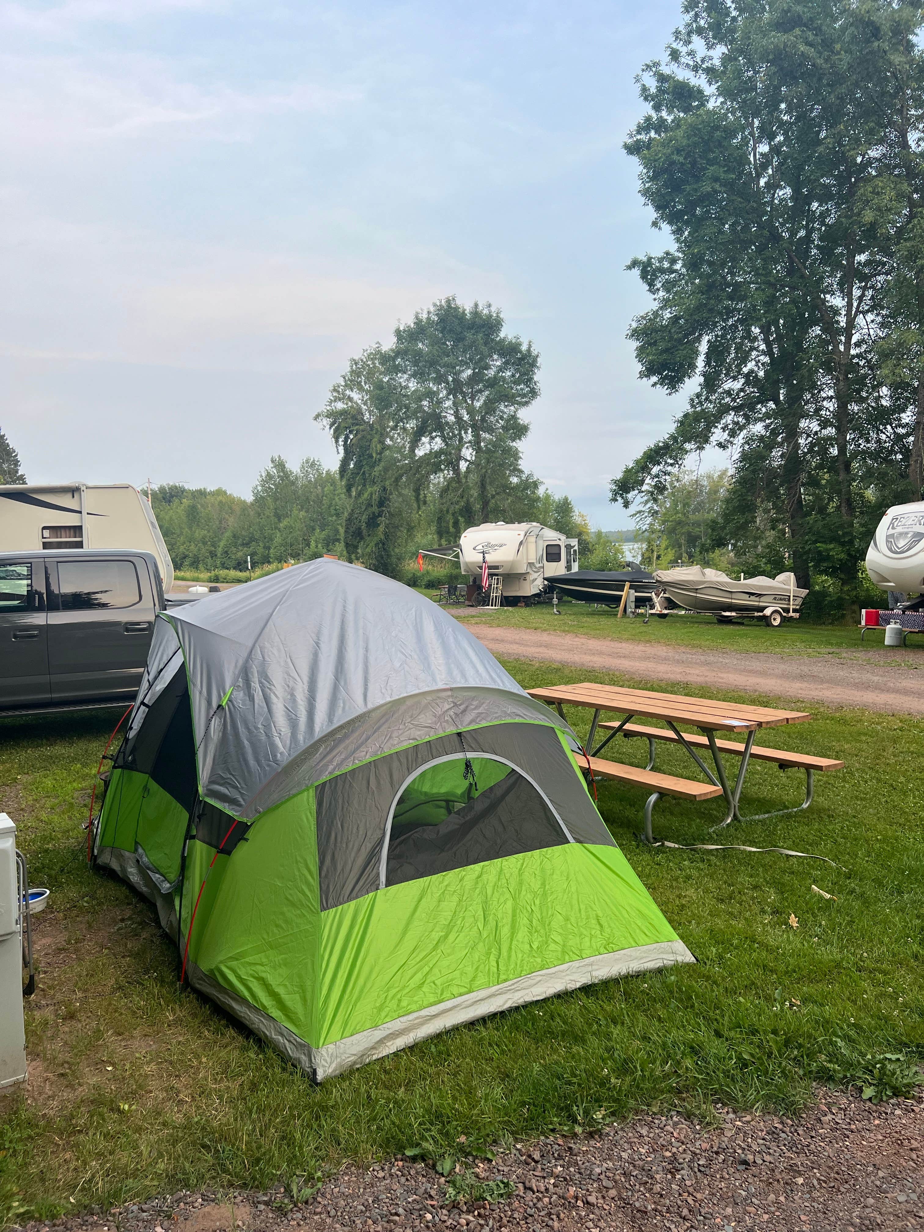 Camper-submitted photo at Bergland Township Park & Campground near White Pine, MI