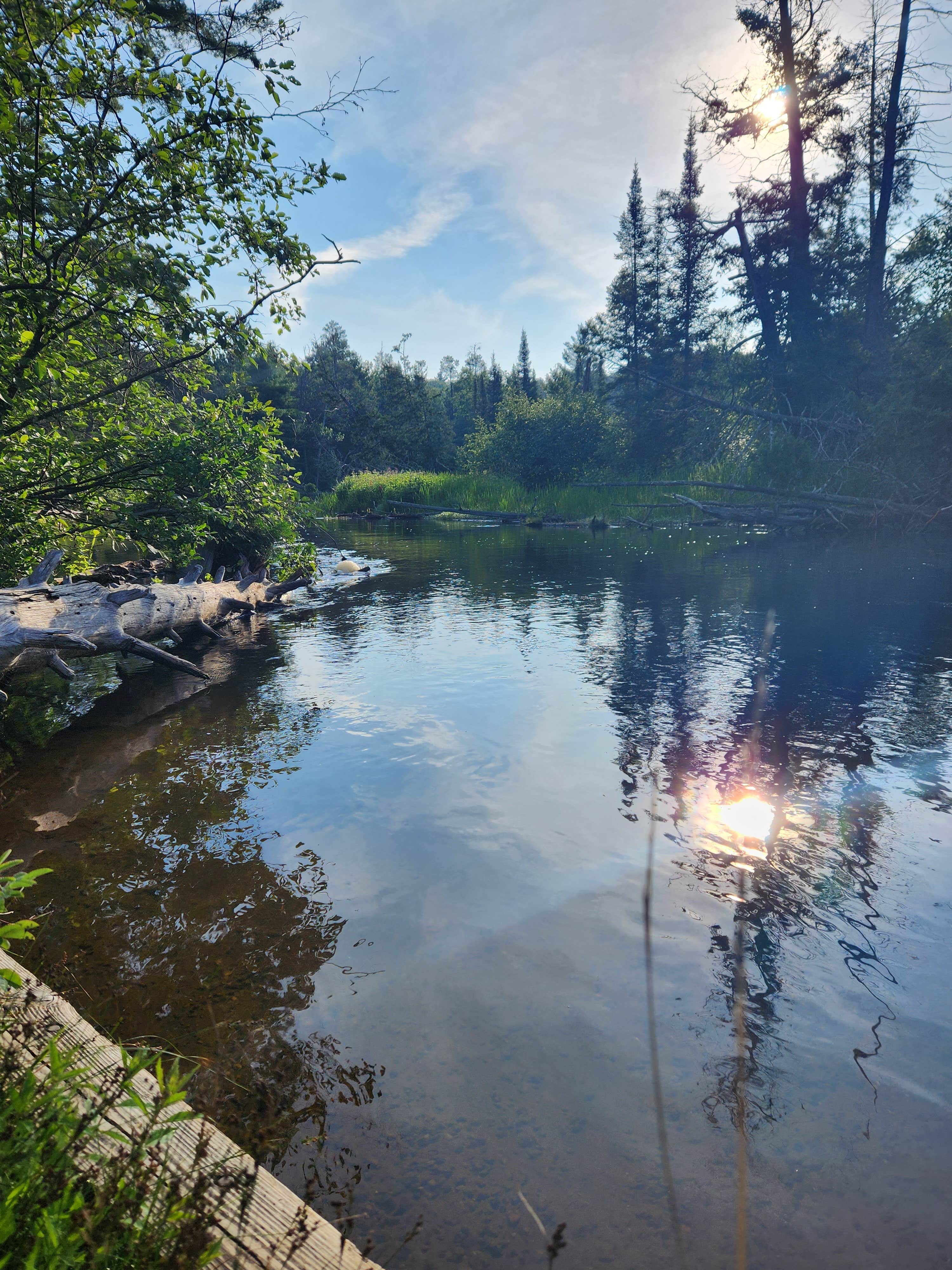 Camper-submitted photo at Canoe Harbor State Forest Campground & Canoe Camp near Grayling, MI