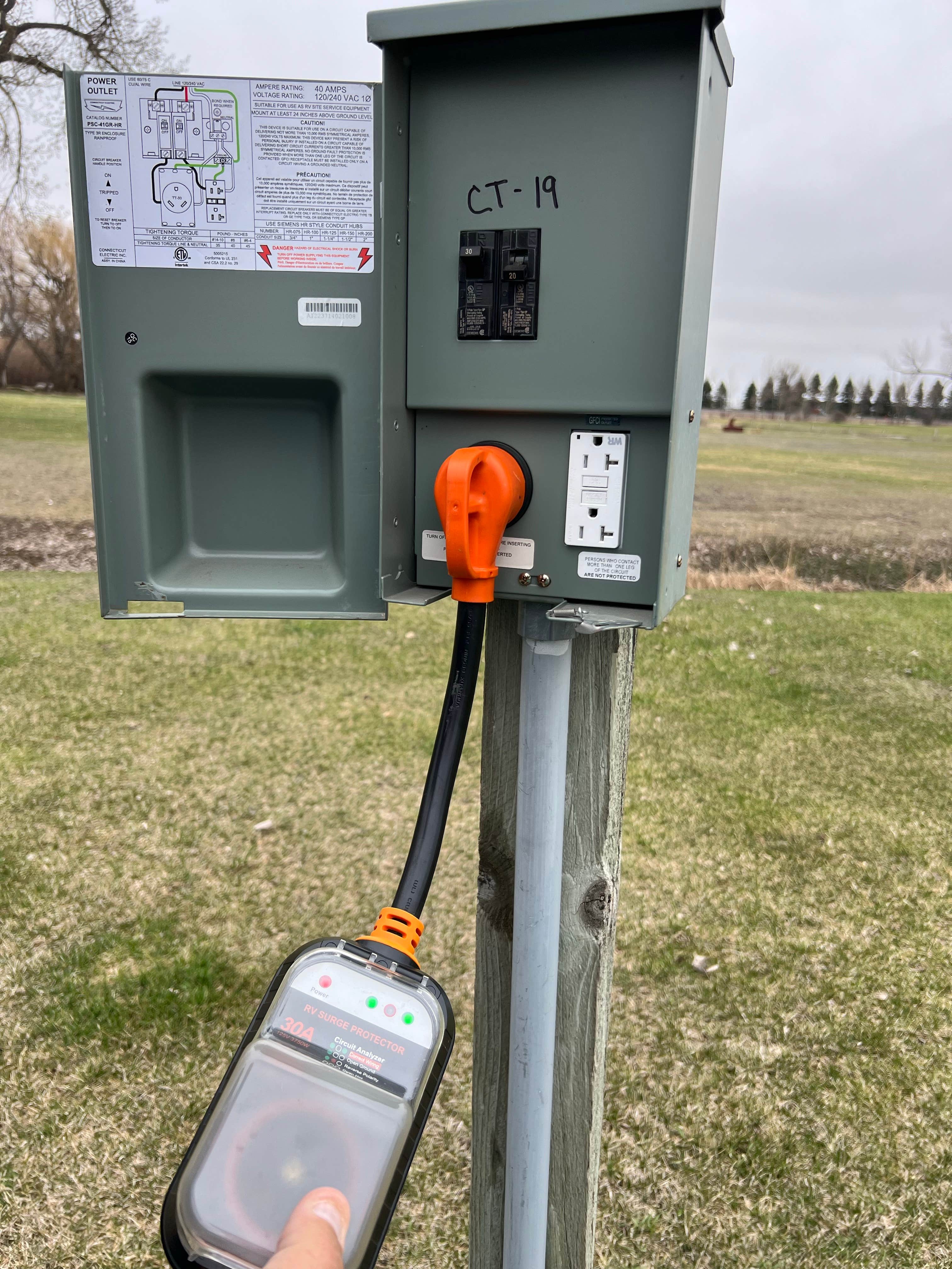 Camper-submitted photo at Michigan City Park Campground near Homme Lake