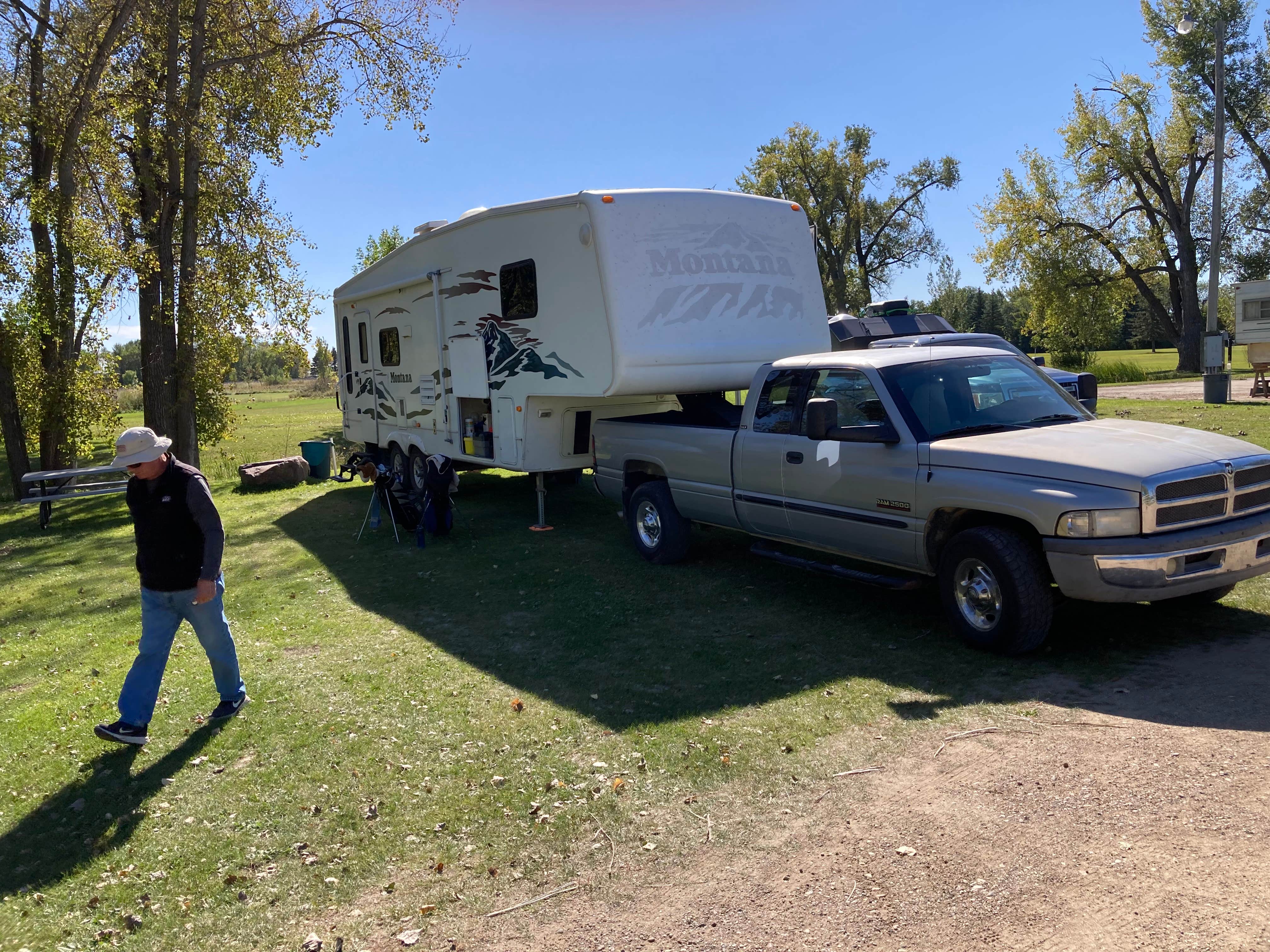 Lisa M.'s photo of rv camping at Michigan City Park Campground near Homme Lake
