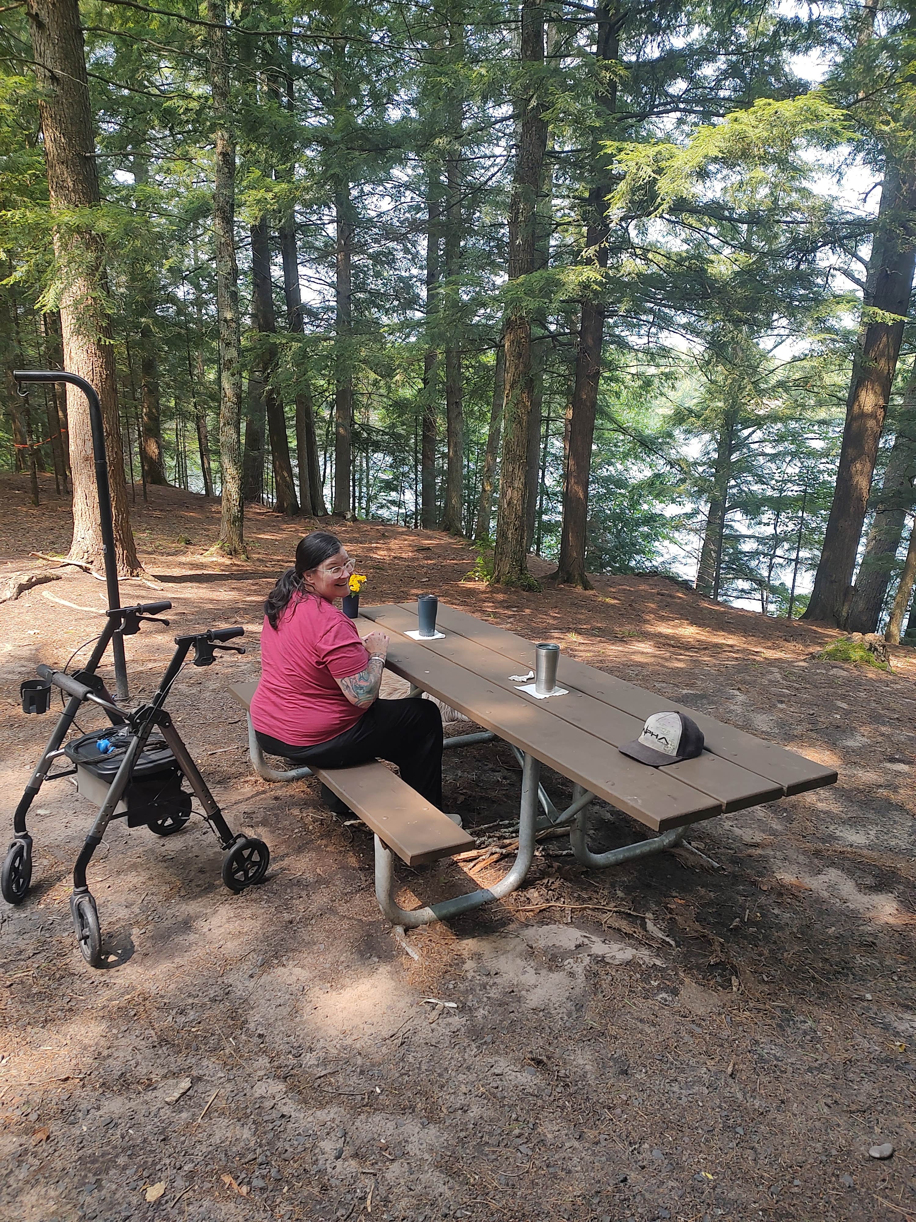 Camper-submitted photo at Courtney Lake Campground near Toivola, MI