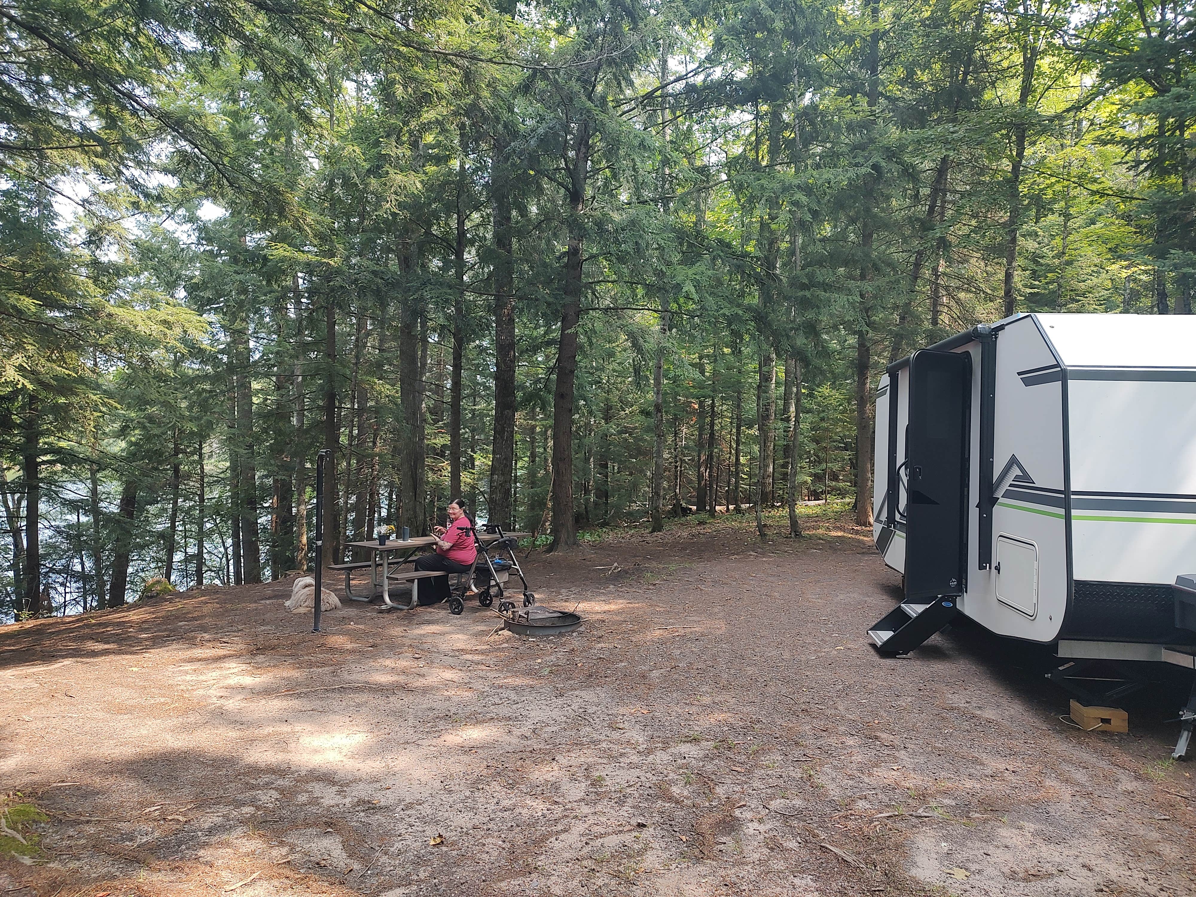 Camper-submitted photo at Courtney Lake Campground near Toivola, MI