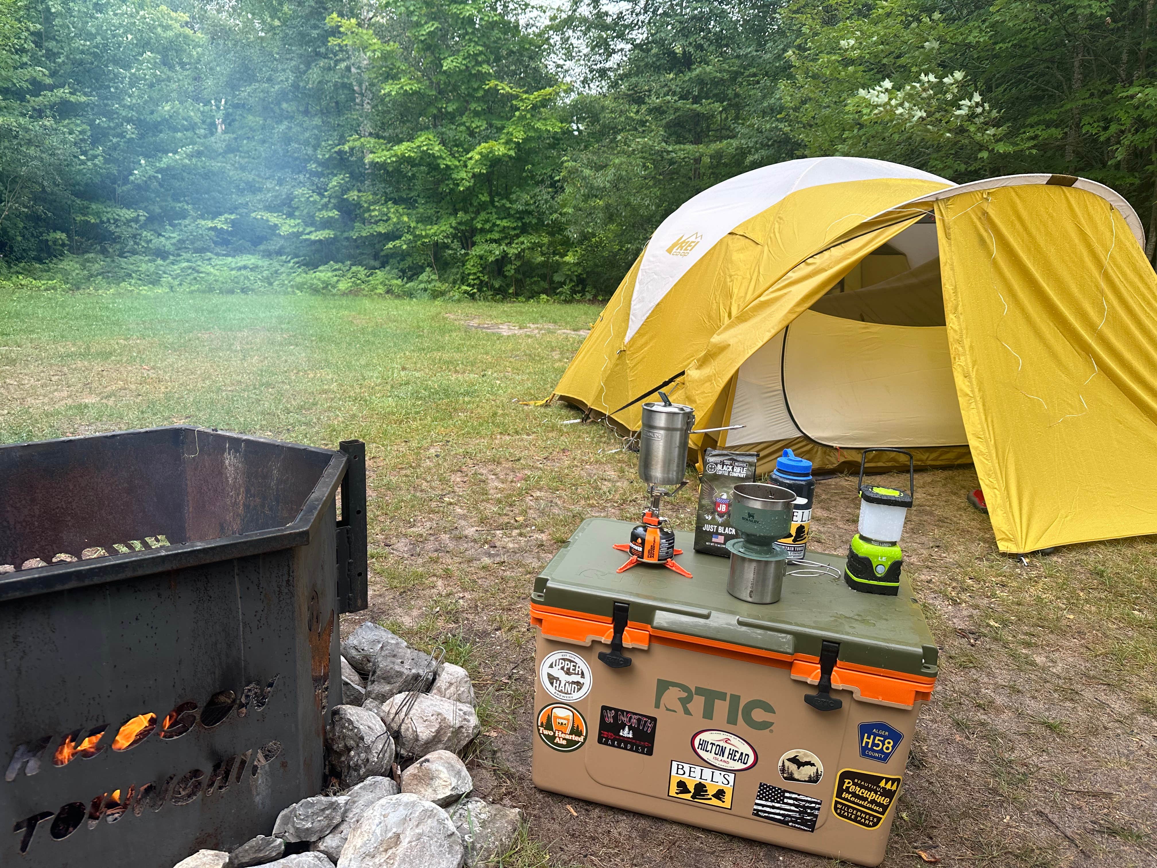 Camper-submitted photo at Garnet Lake State Forest Campground near Mackinac Island, MI