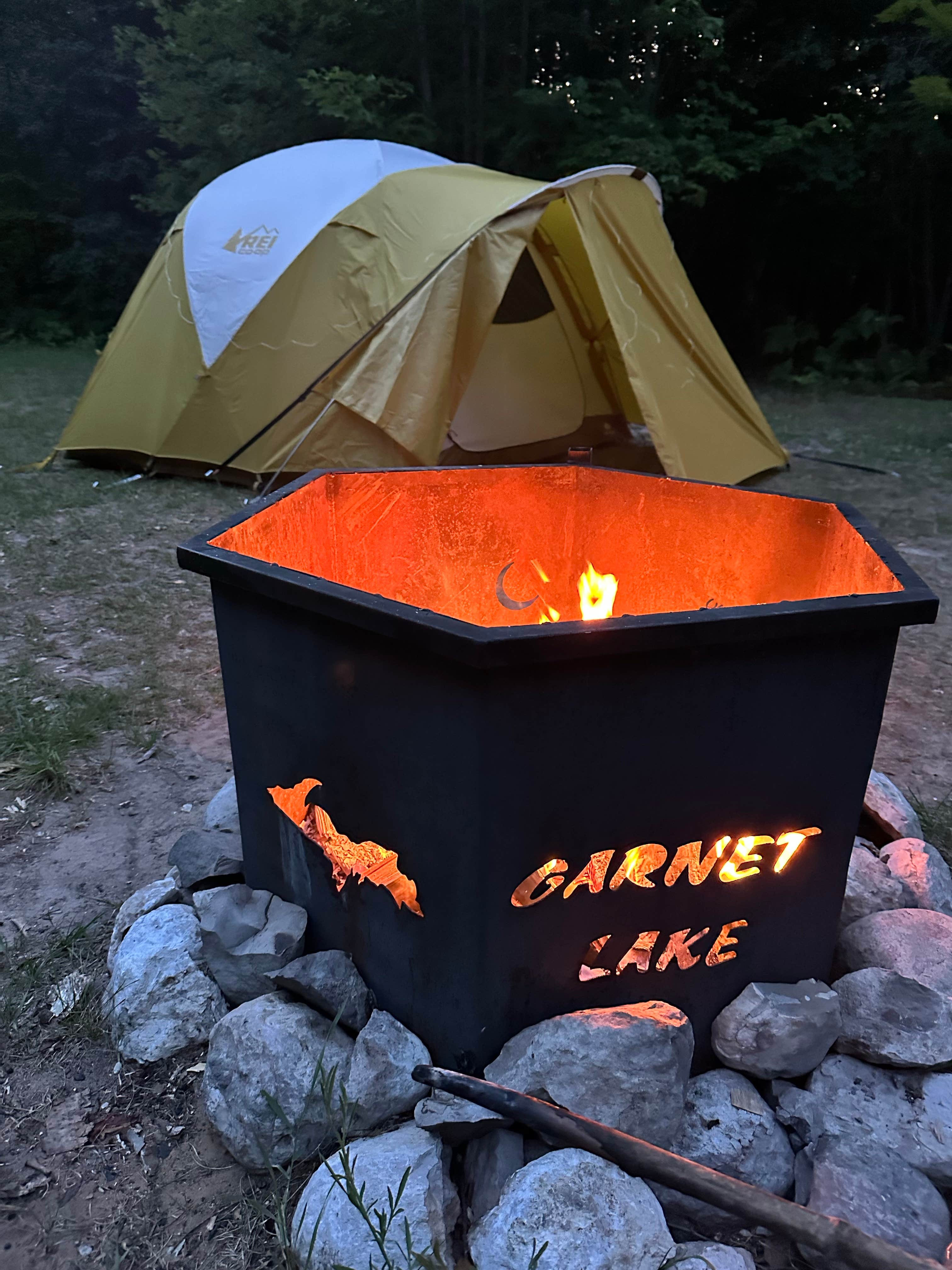 Camper-submitted photo at Garnet Lake State Forest Campground near Mackinac Island, MI