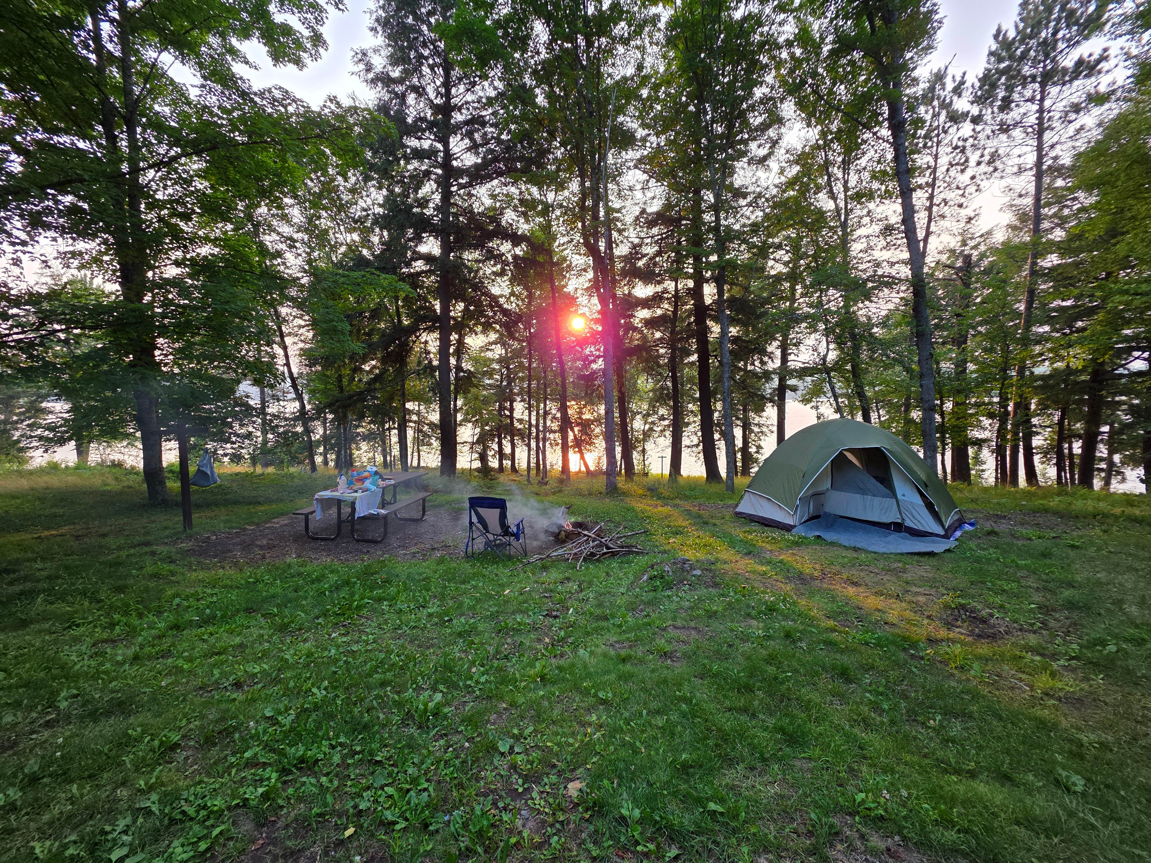 Row C.'s photo at Golden Lake Campground near Trout Creek, MI