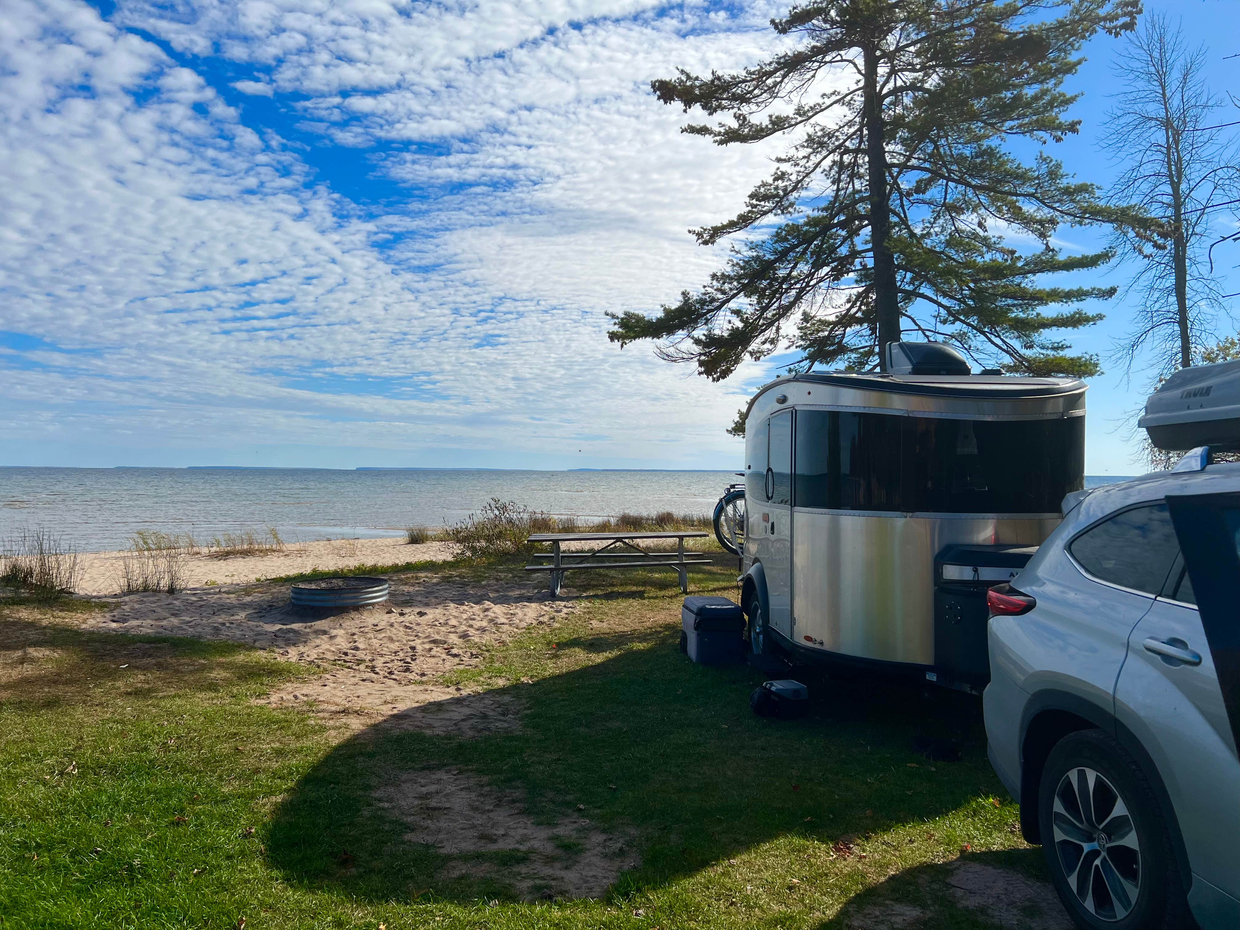 Maria Y.'s photo of rv camping at Kleinke Park Campground near Crivitz, WI