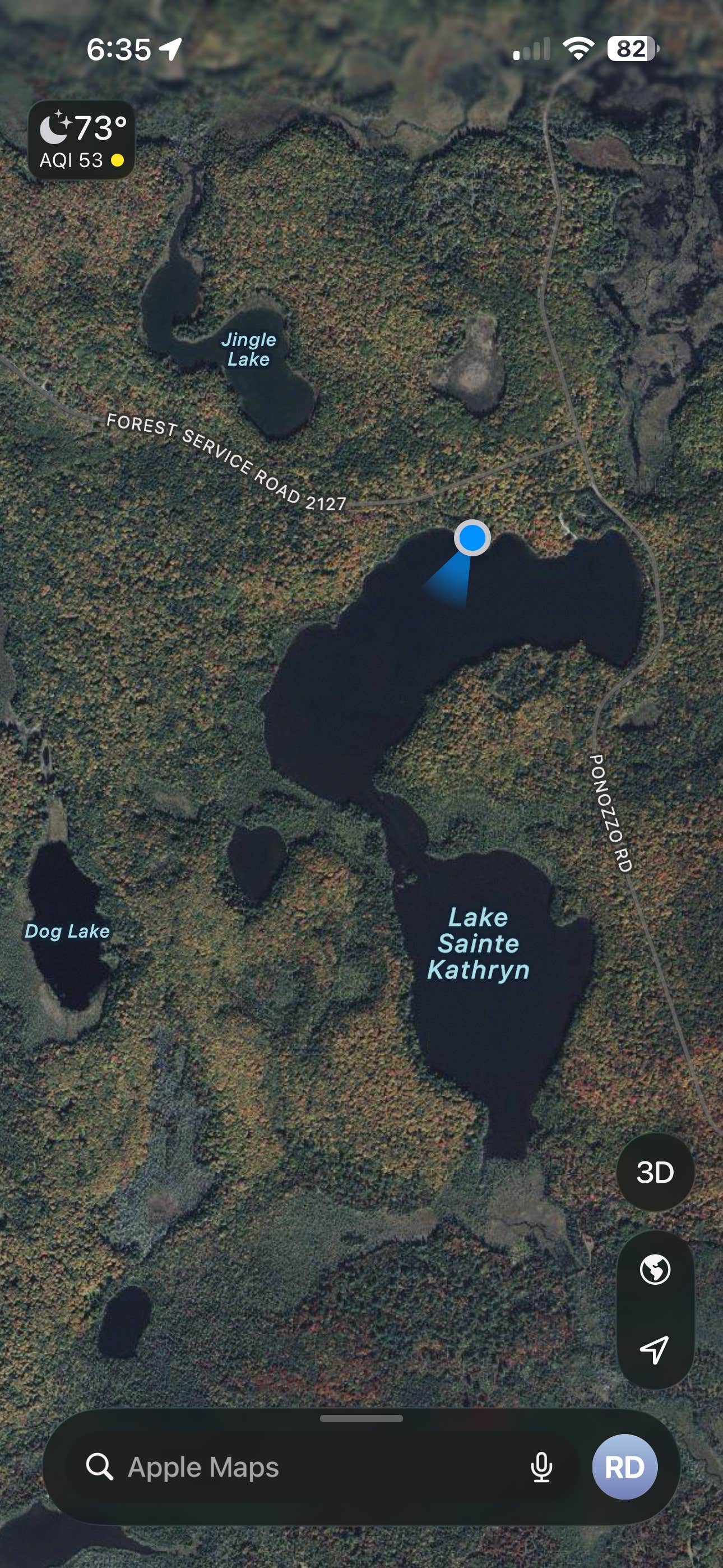 Camper-submitted photo at Lake Ste. Kathryn Campground near Watton, MI