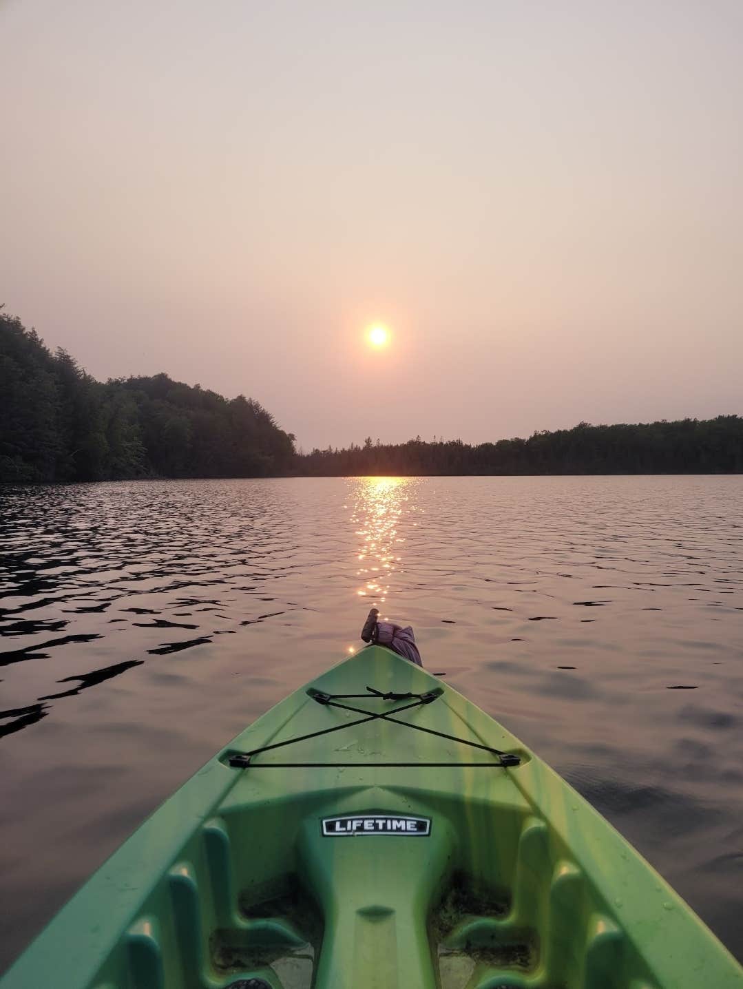 Camper-submitted photo at Little Brevort Lake North State Forest Campground near Beaver Island, MI