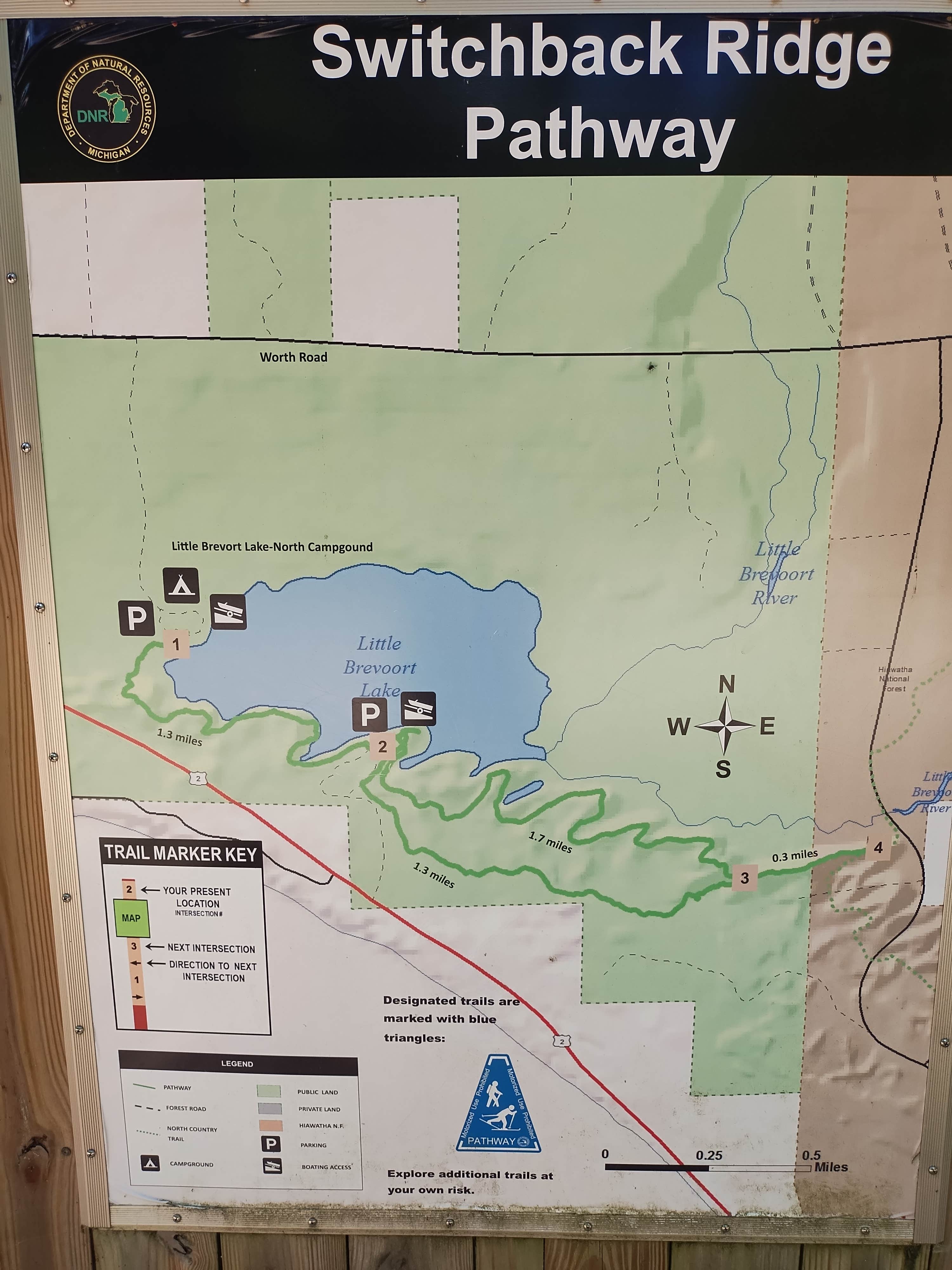 Camper-submitted photo at Little Brevort Lake North State Forest Campground near Beaver Island, MI