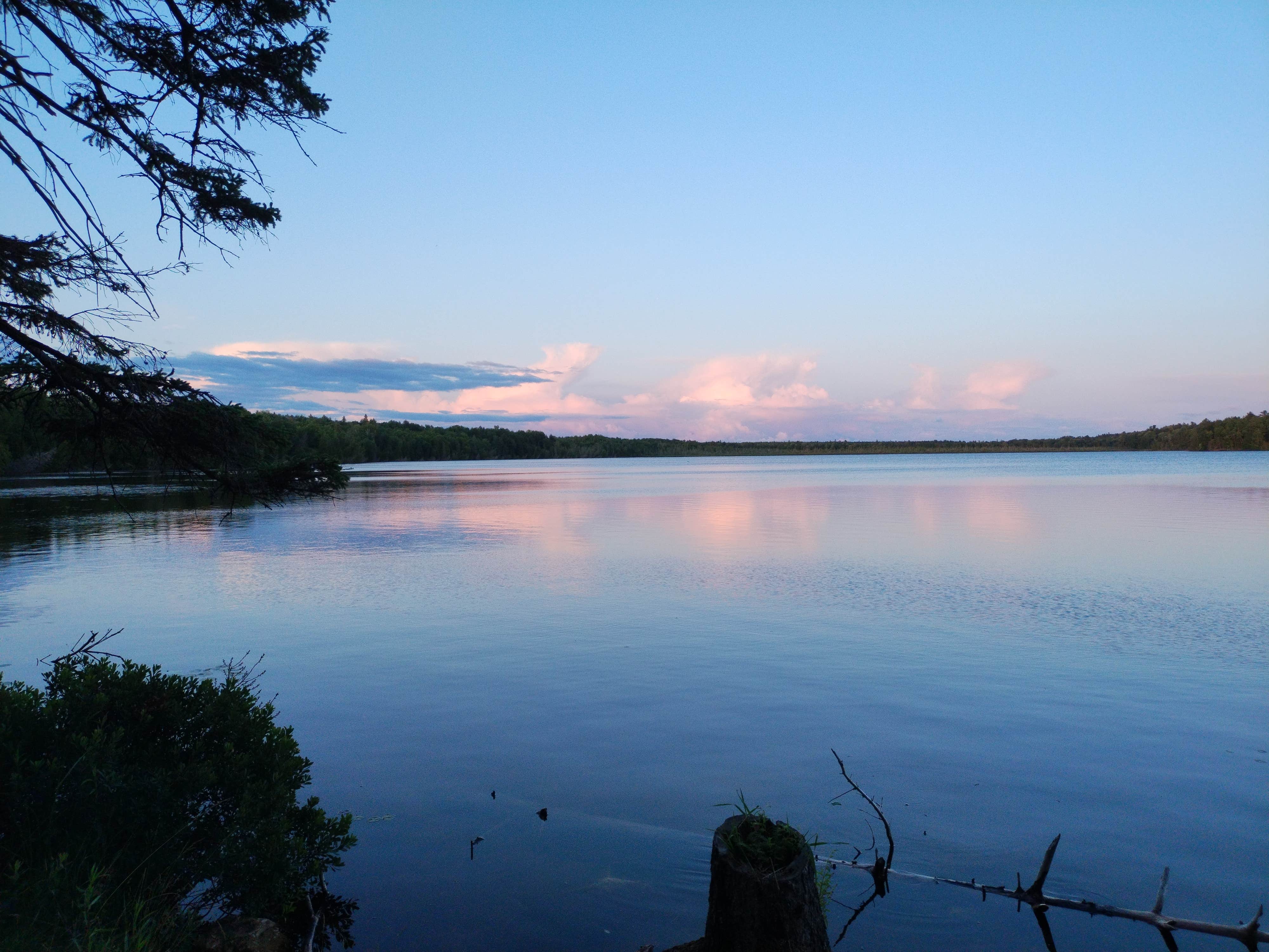 Camper-submitted photo at Little Brevort Lake North State Forest Campground near Beaver Island, MI