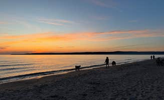 Drew M.'s photo of camping with pets at Petoskey State Park Campground near Cross Village, MI