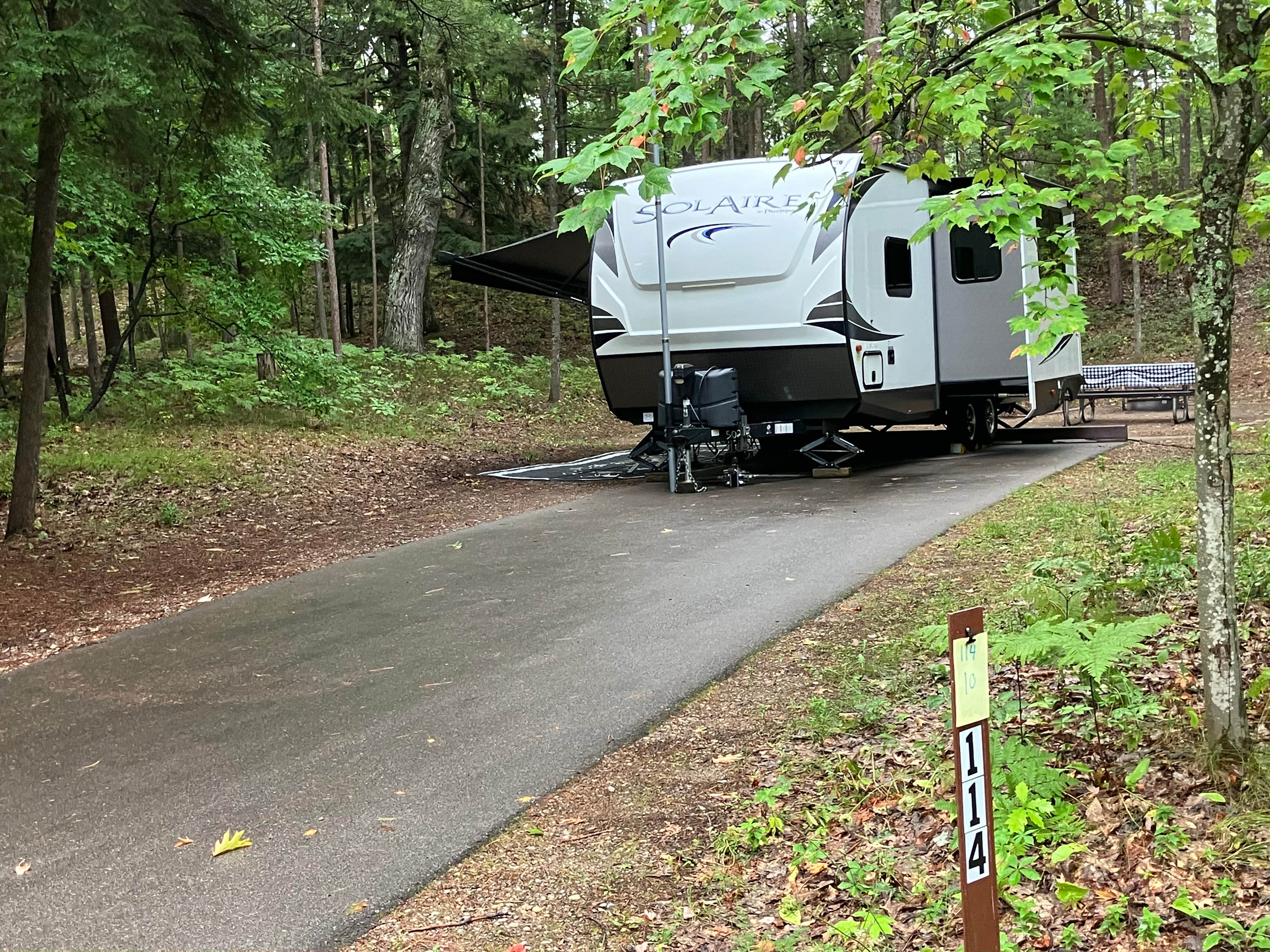 Roger W.'s photo of rv camping at Platte River Campground — Sleeping Bear Dunes National Lakeshore near Elberta, MI