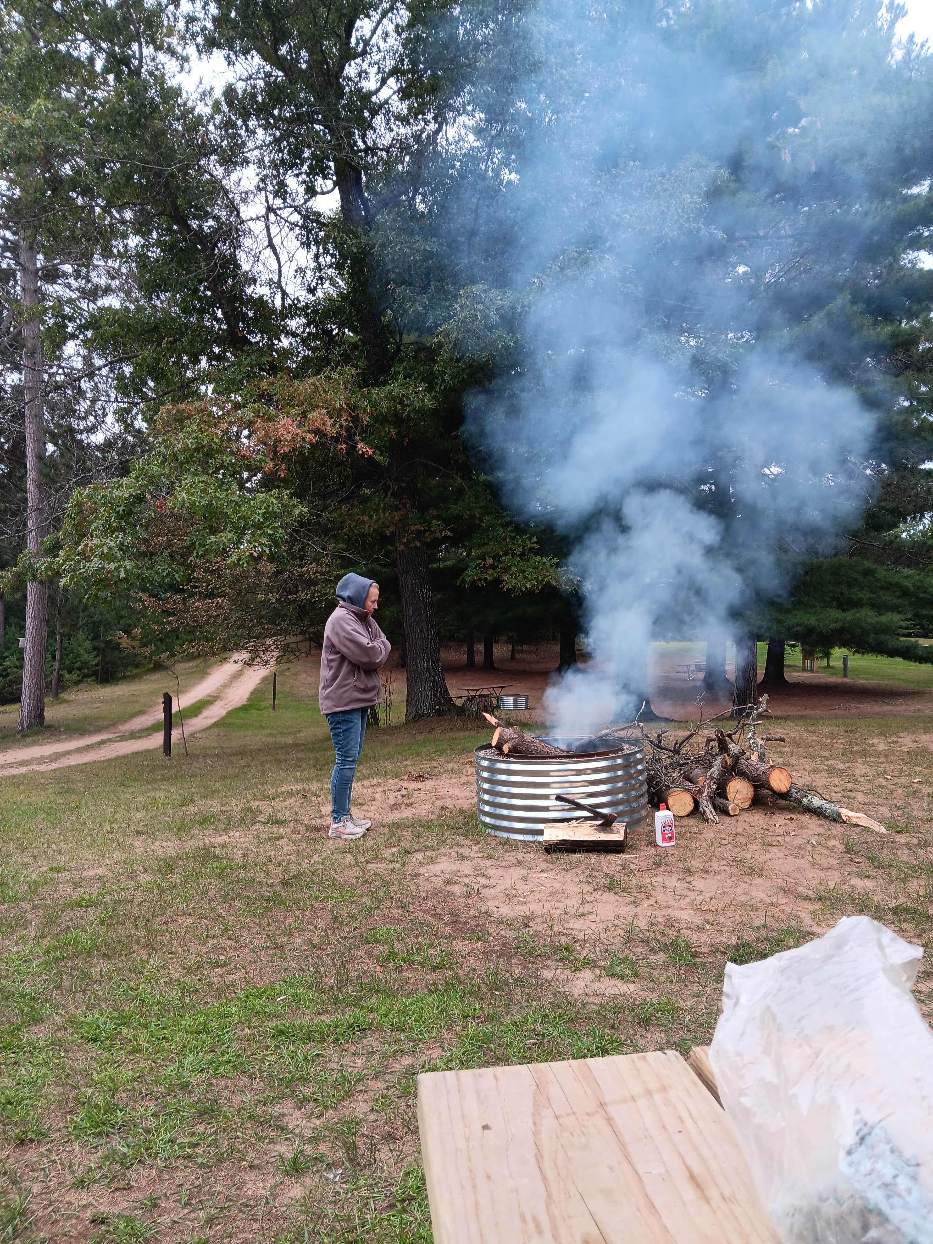 Camper-submitted photo at Shakey Lakes Park Campground near Amberg, WI