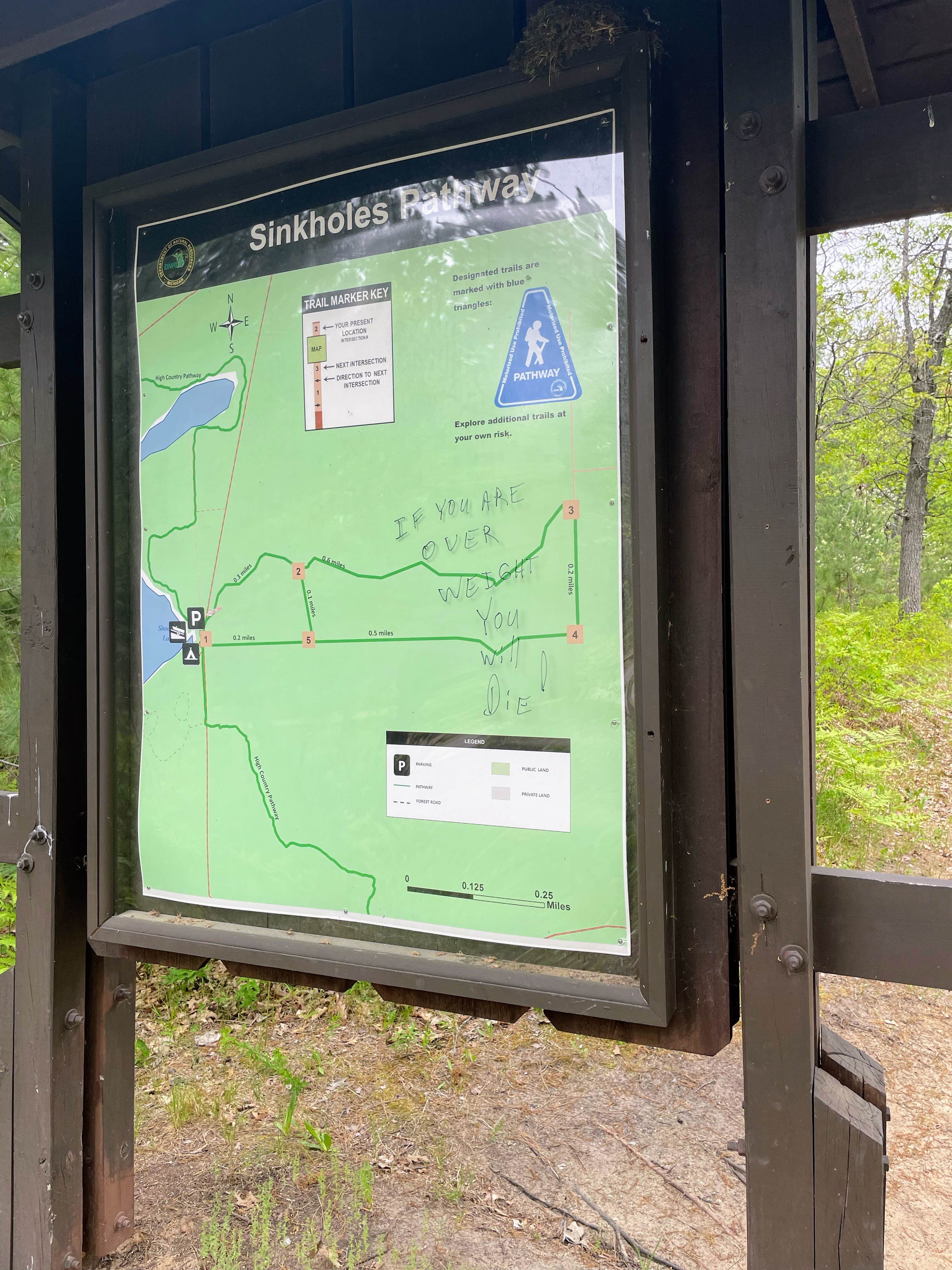 Camper-submitted photo at Shoepac Lake State Forest Campground near Mackinac Island, MI