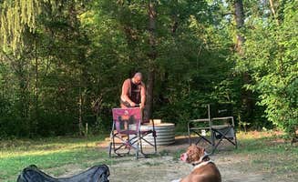 Rachel P.'s photo of camping with pets at Sleepy Hollow State Park Campground near Okemos, MI