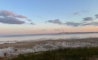 Ashia's photo of camping with pets at Straits State Park Campground near Mackinaw City, MI