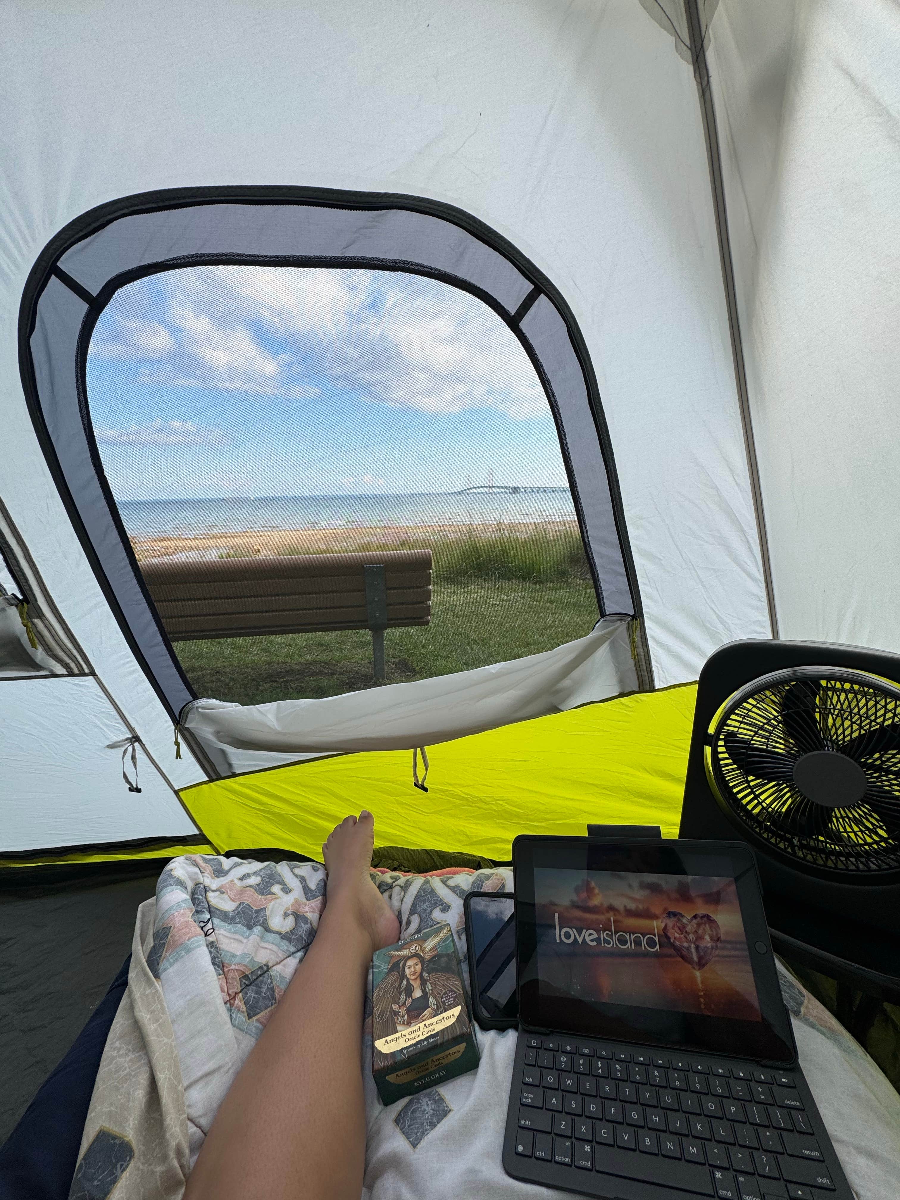 Ashia's photo at Straits State Park Campground near St. Ignace, MI