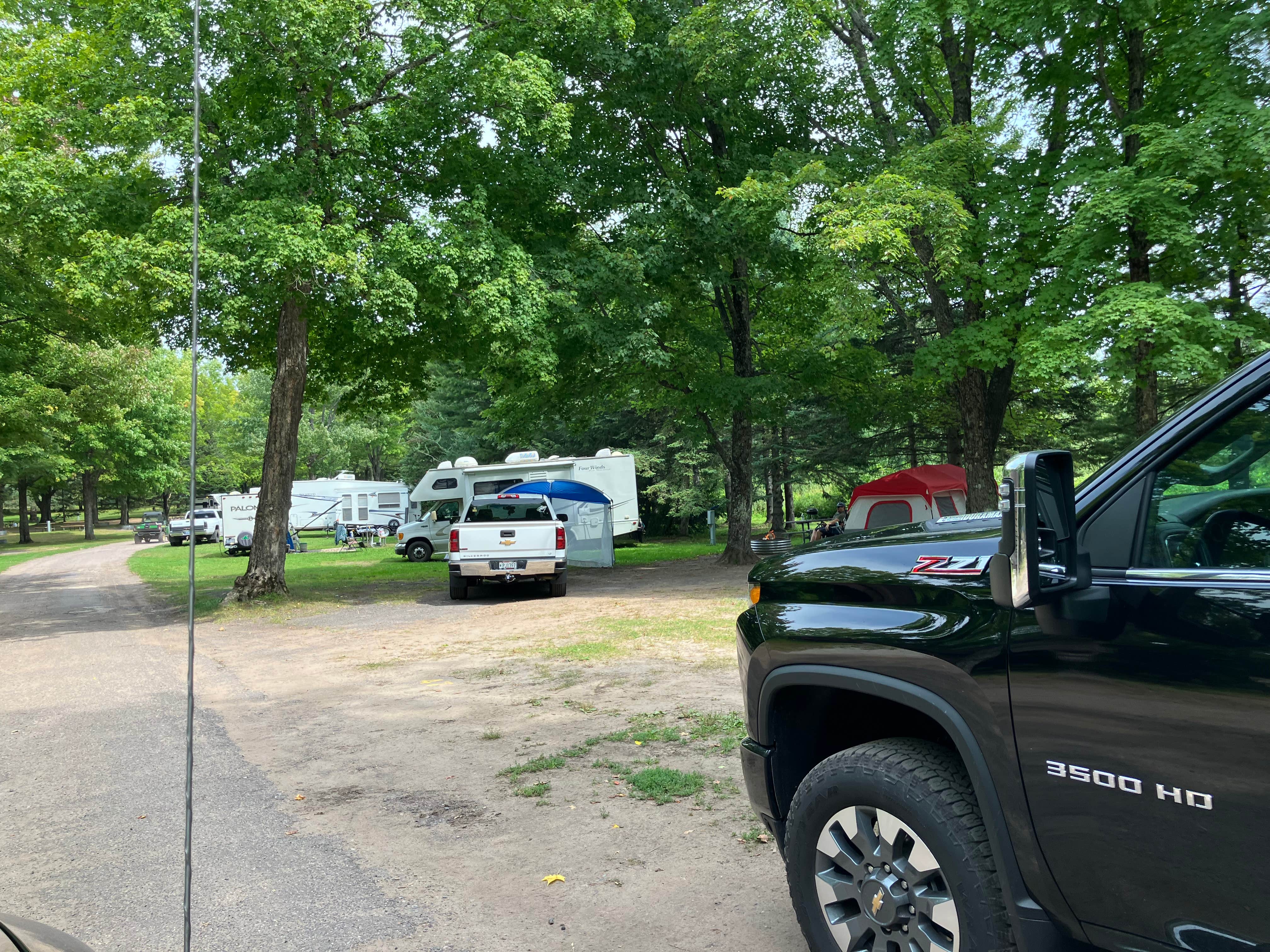 Roger W.'s photo of rv camping at Twin Lakes State Park Campground near Allouez, MI
