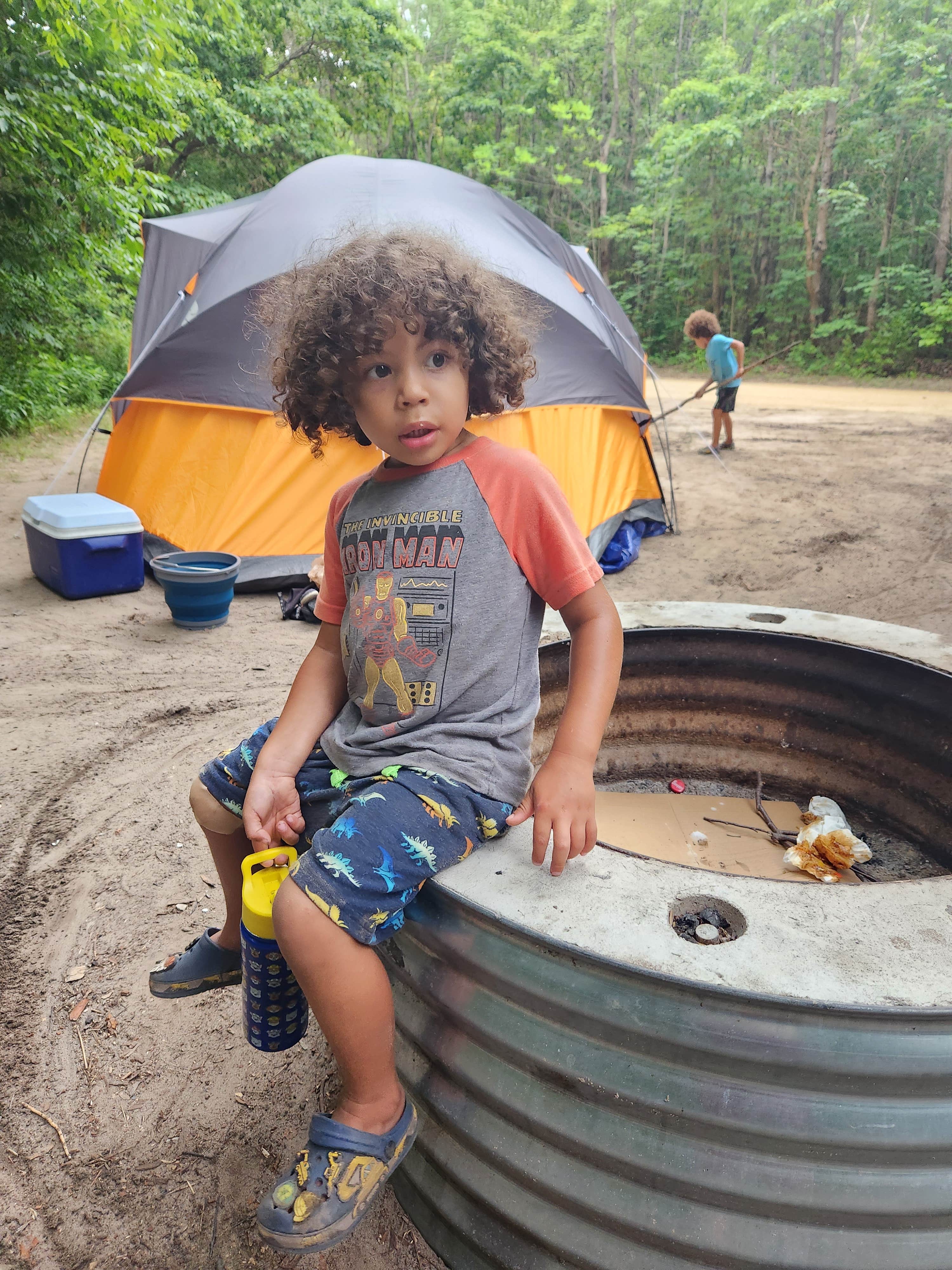 Rebekah J.'s photo at Hildebrandt Campground — Warren Dunes State Park near Benton Harbor, MI