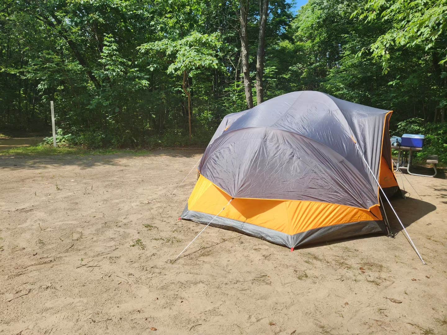 Rebekah J.'s photo at Hildebrandt Campground — Warren Dunes State Park near Berrien Springs, MI