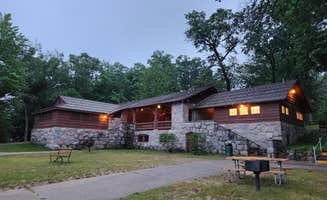 Lydia T.'s photo of a cabin at Wilson State Park Campground near Morley, MI
