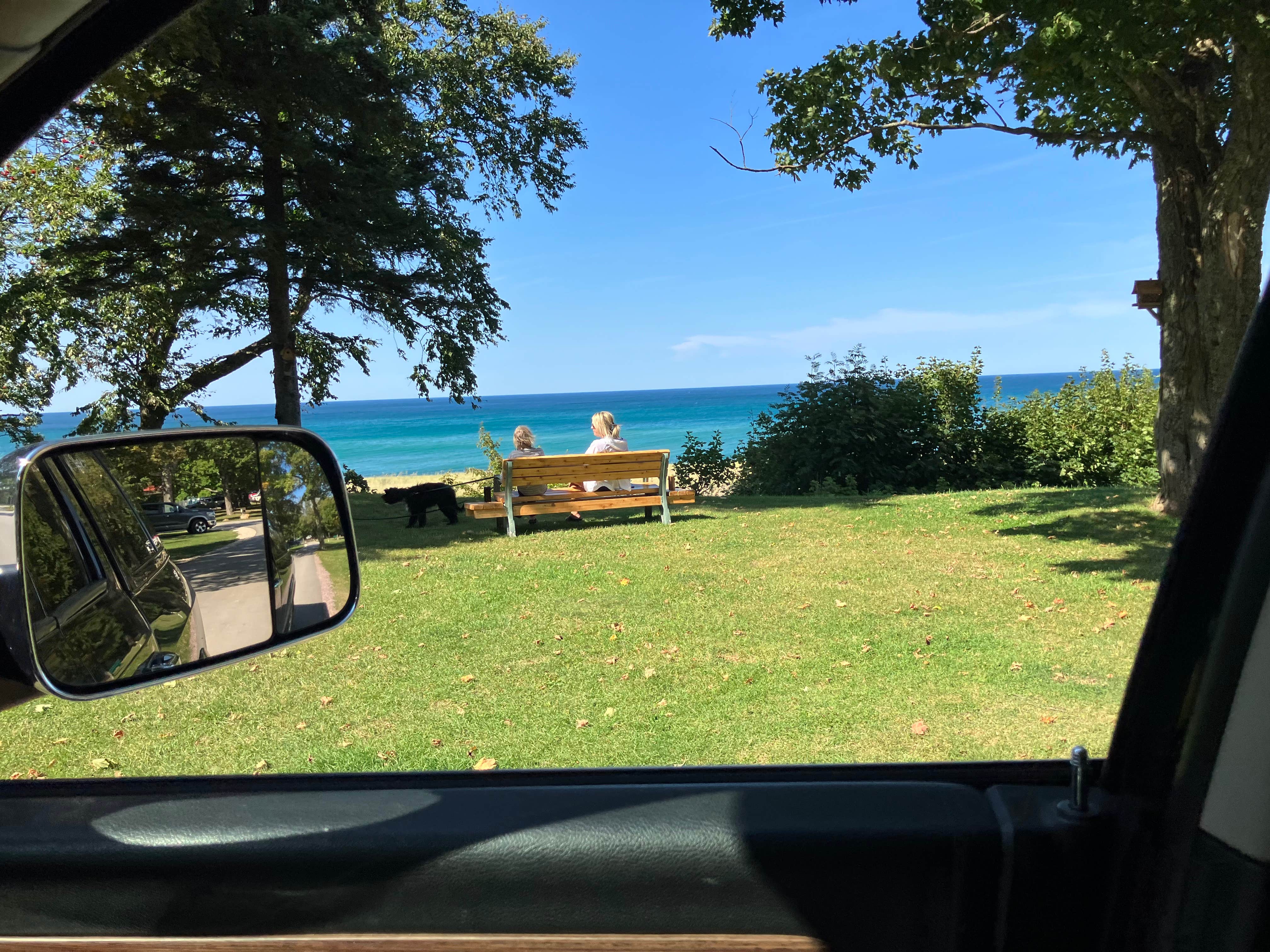 Roger W.'s photo of camping with pets at Woodland Park Campground near Pictured Rocks National Lakeshore