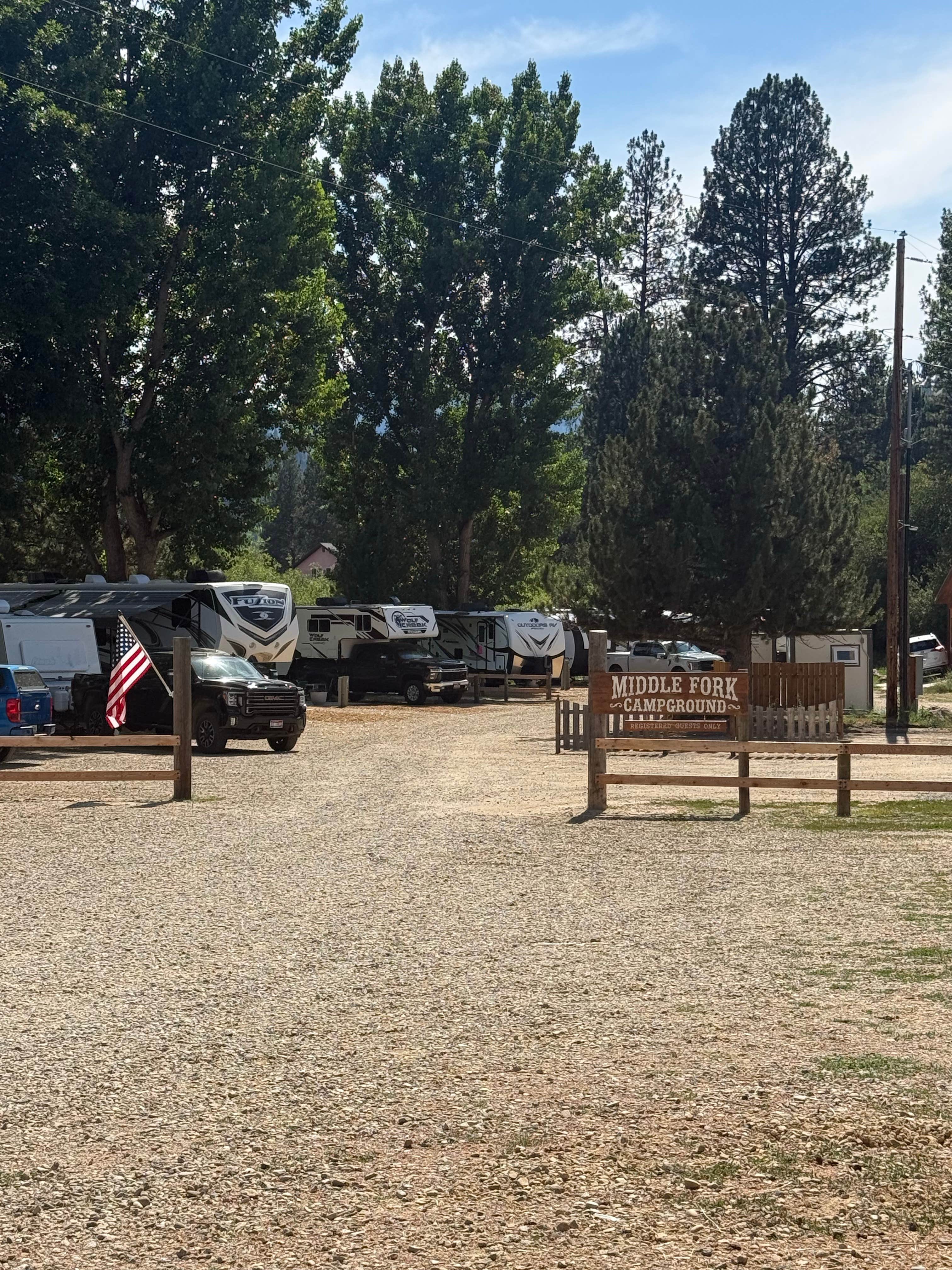 Camper-submitted photo at Middle Fork campground near Garden Valley, ID