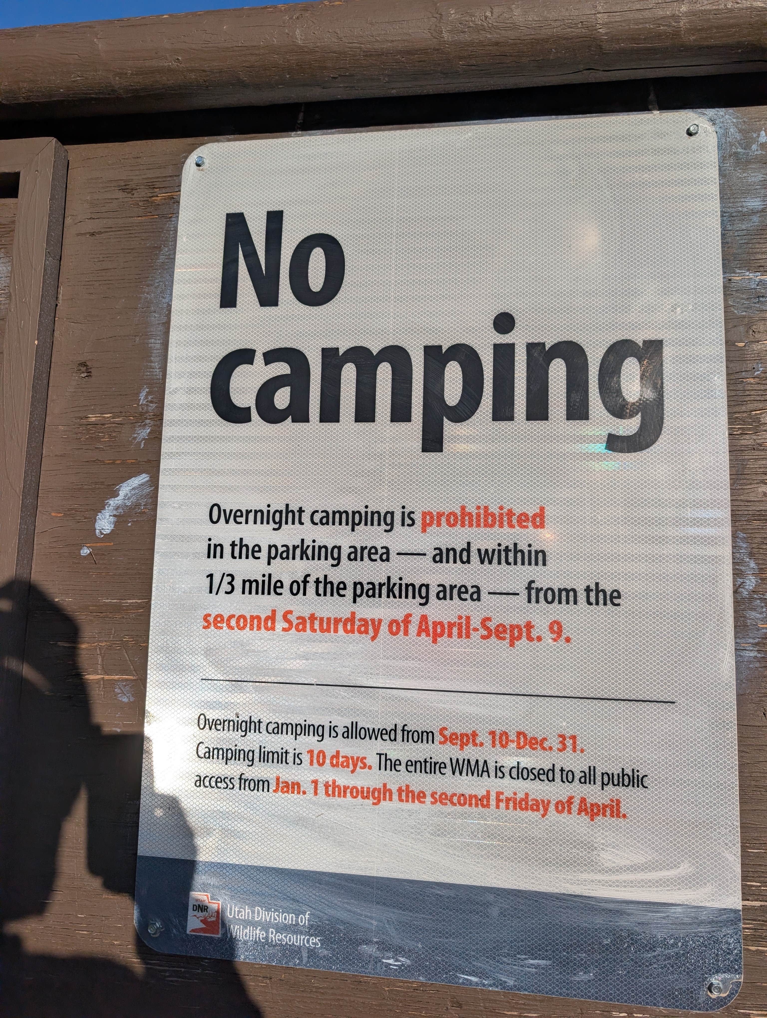 Camper-submitted photo at Middle Fork Conservation Area near Hooper, UT